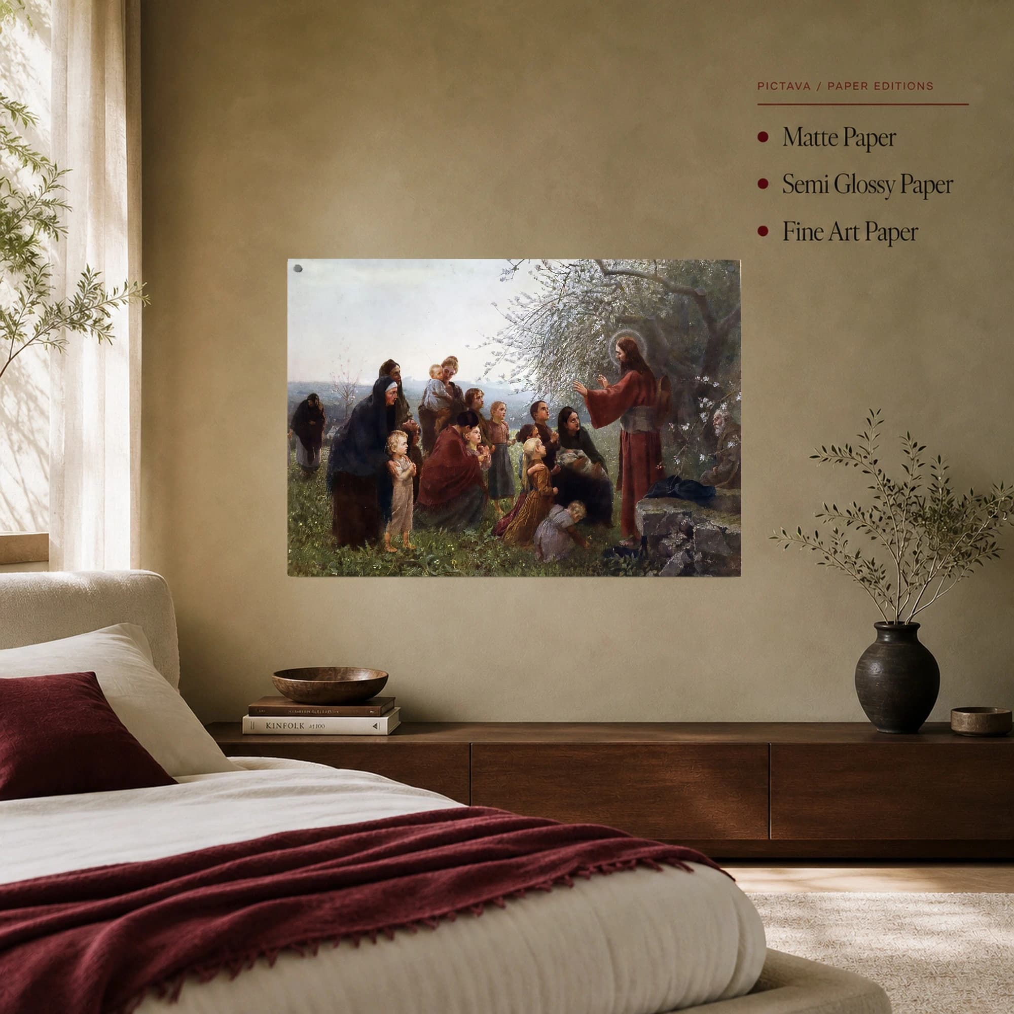 Christ Blessing the Children Vintage Fine Art Print, view 7