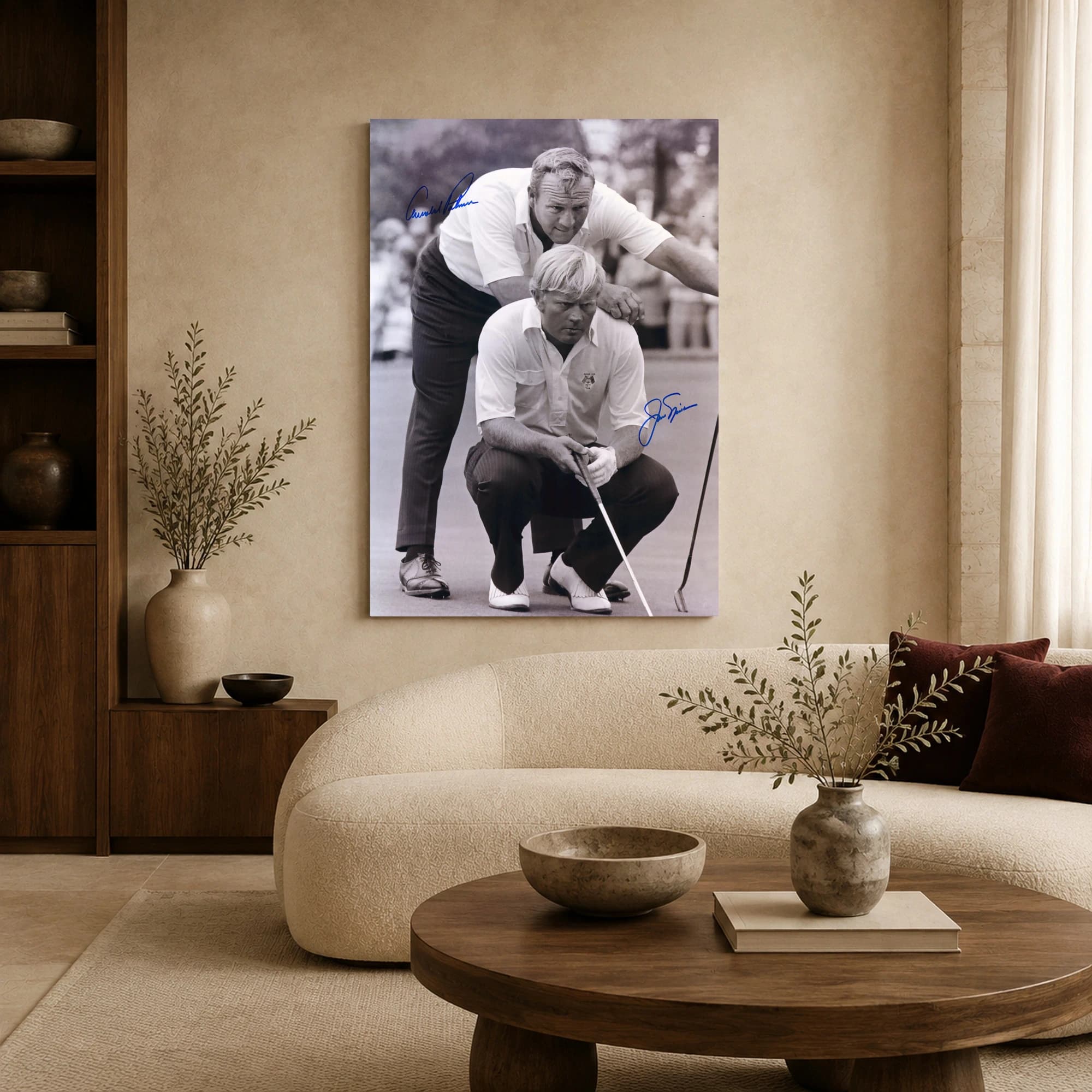 Arnold Palmer and Jack Nicklaus Golf Legends Print, view 2