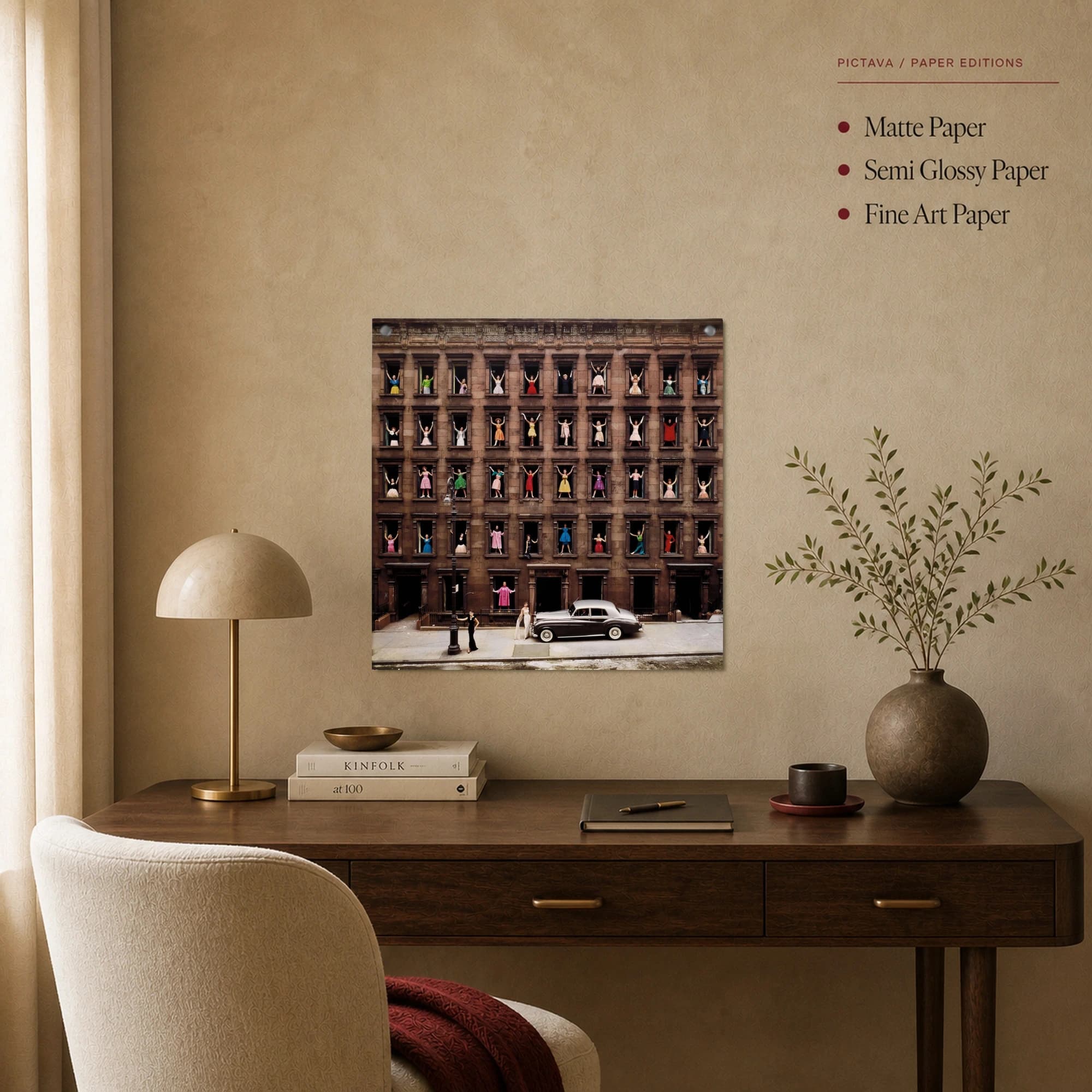 Girls in the Windows by Ormond Gigli Fine Art Print, view 2