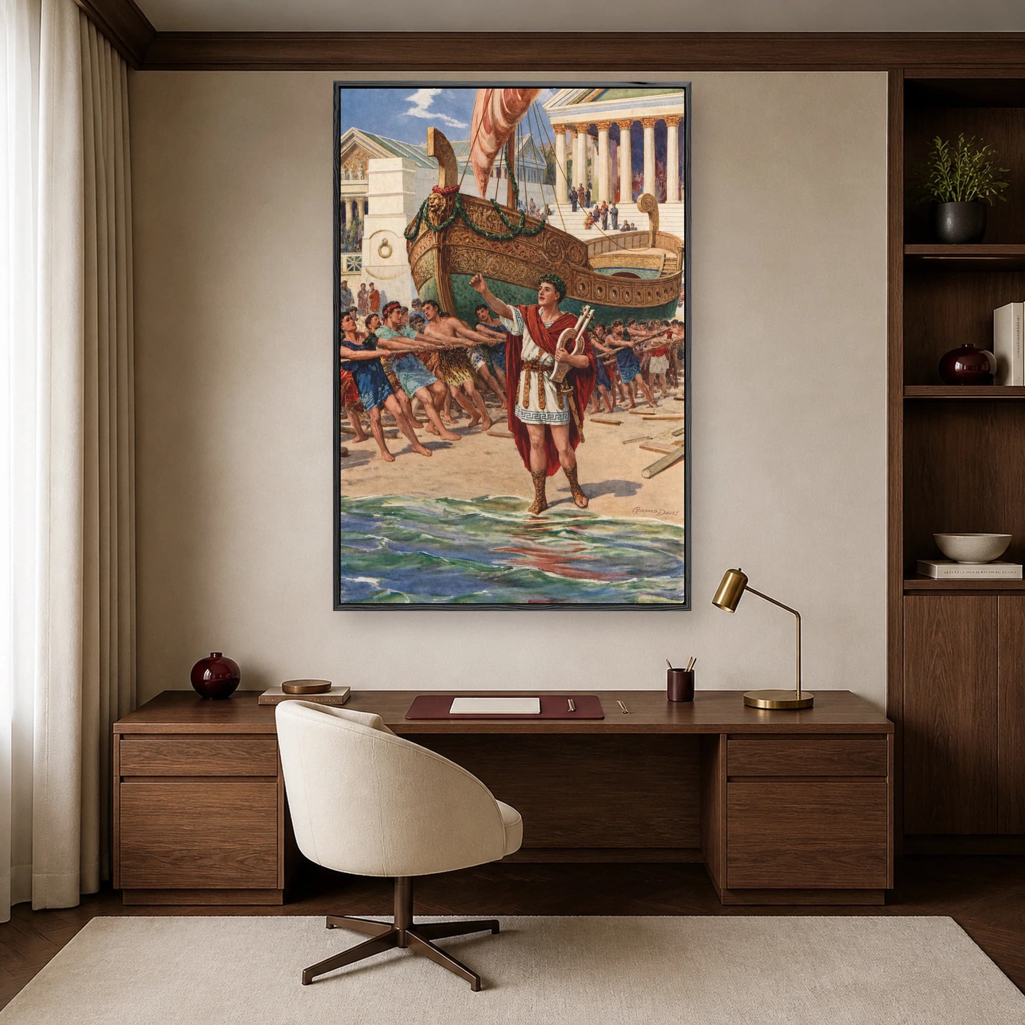 Orpheus and the Argonauts Classical Mythology Art Print, view 6