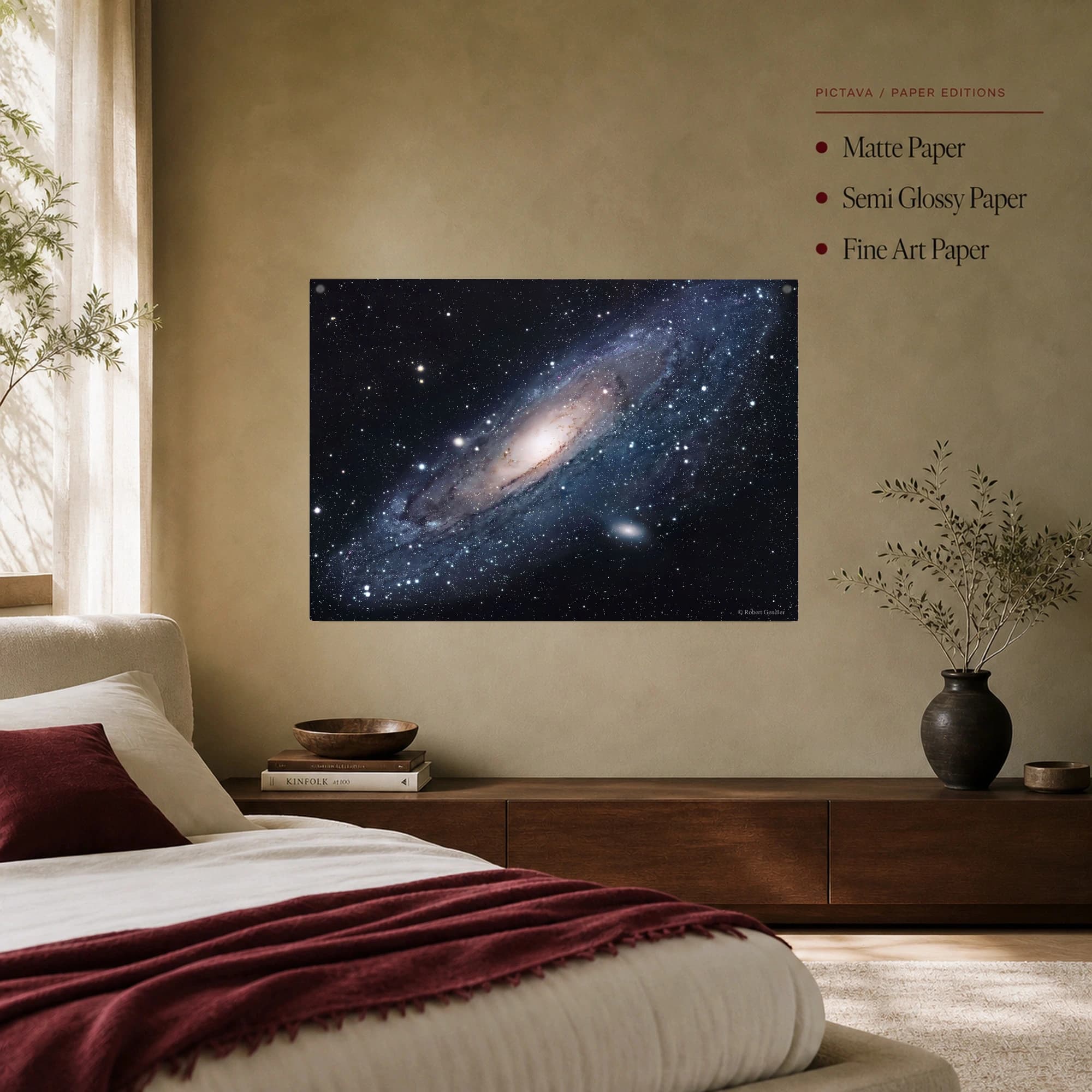 Andromeda Galaxy Deep Space Canvas Print, view 8