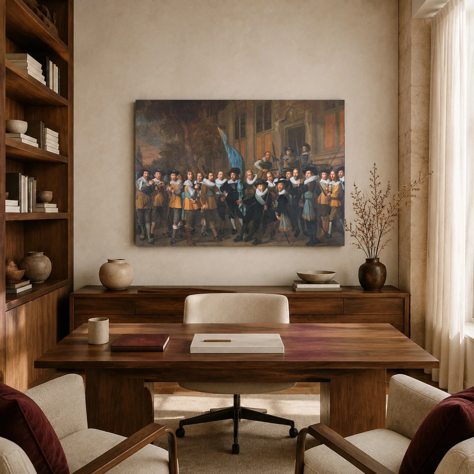 The Meagre Company Dutch Golden Age Canvas Art, view 8