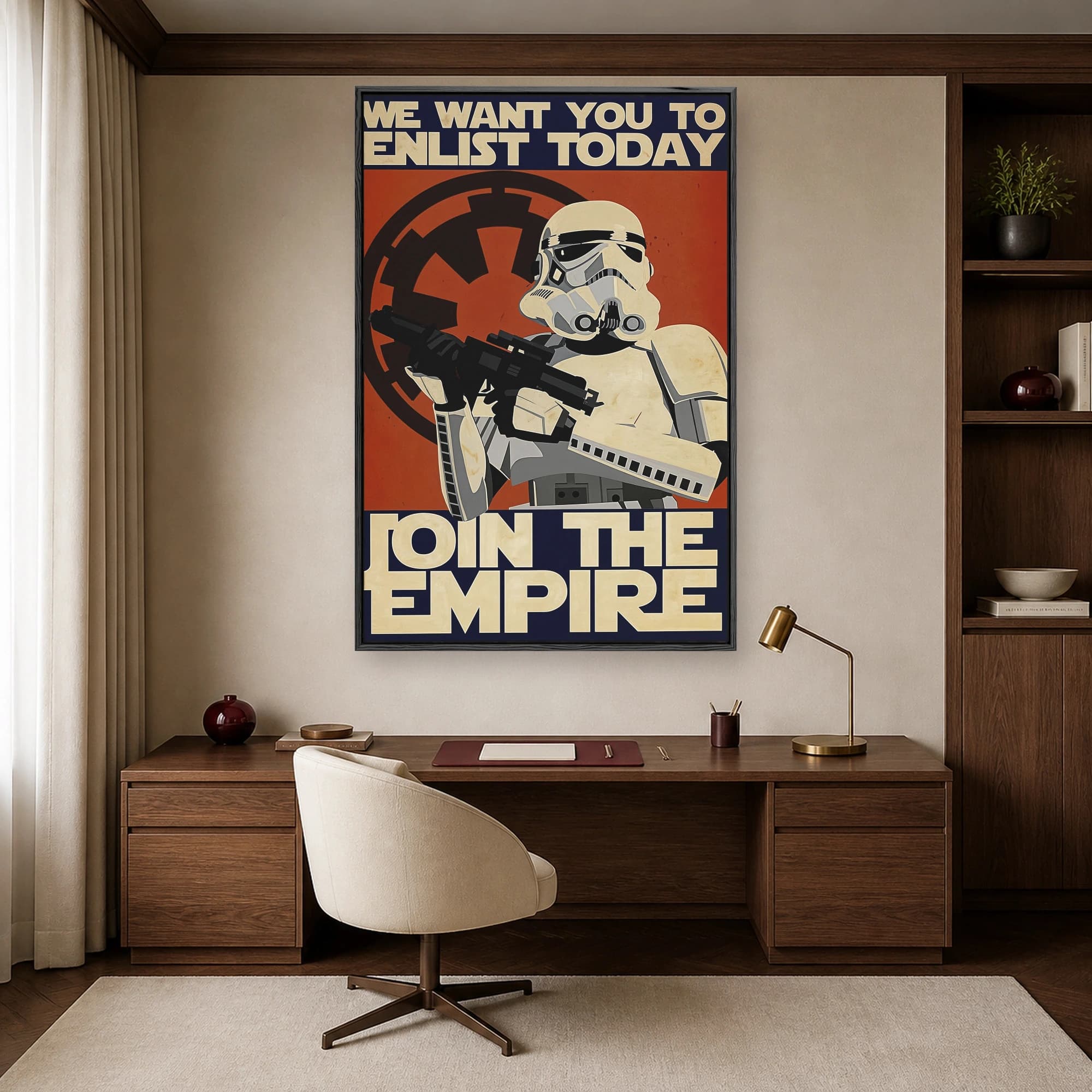 Star Wars Stormtrooper Enlist Today Movie Poster Art, view 6