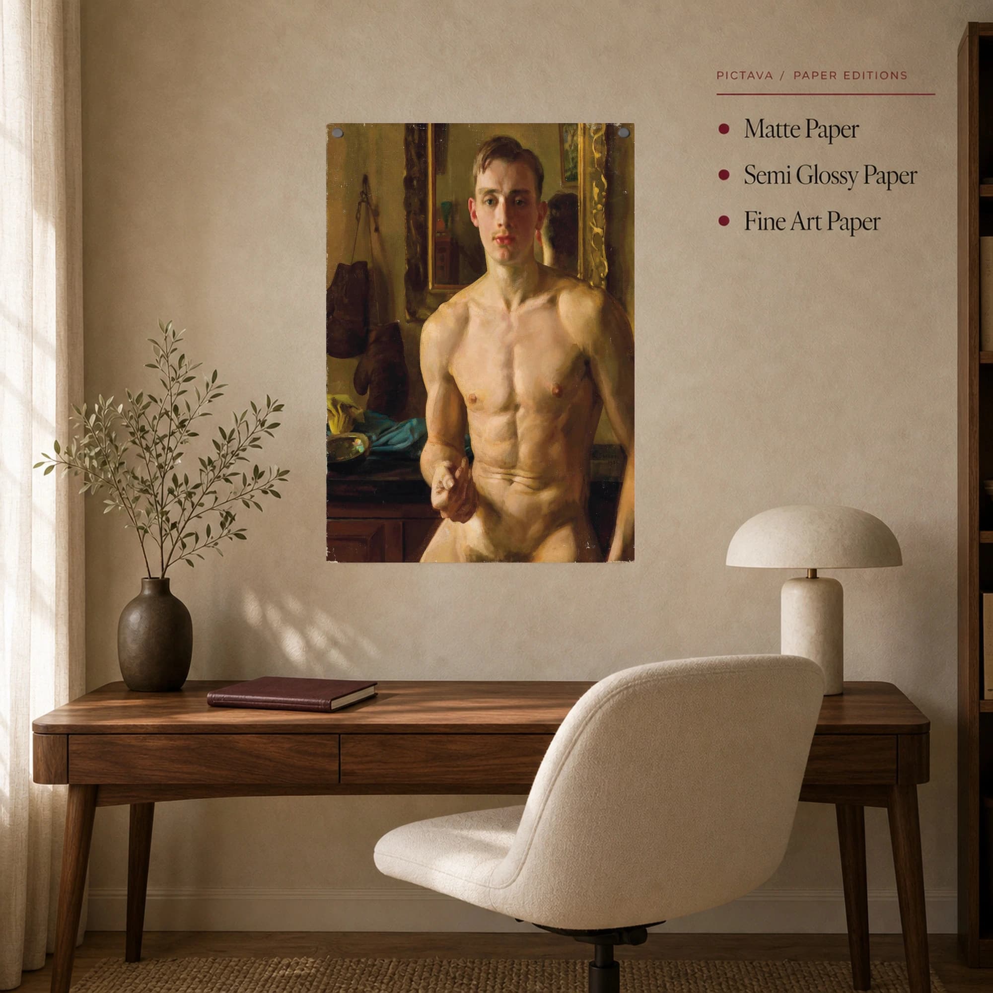 Classic Boxer Portrait Fine Art Print, view 7