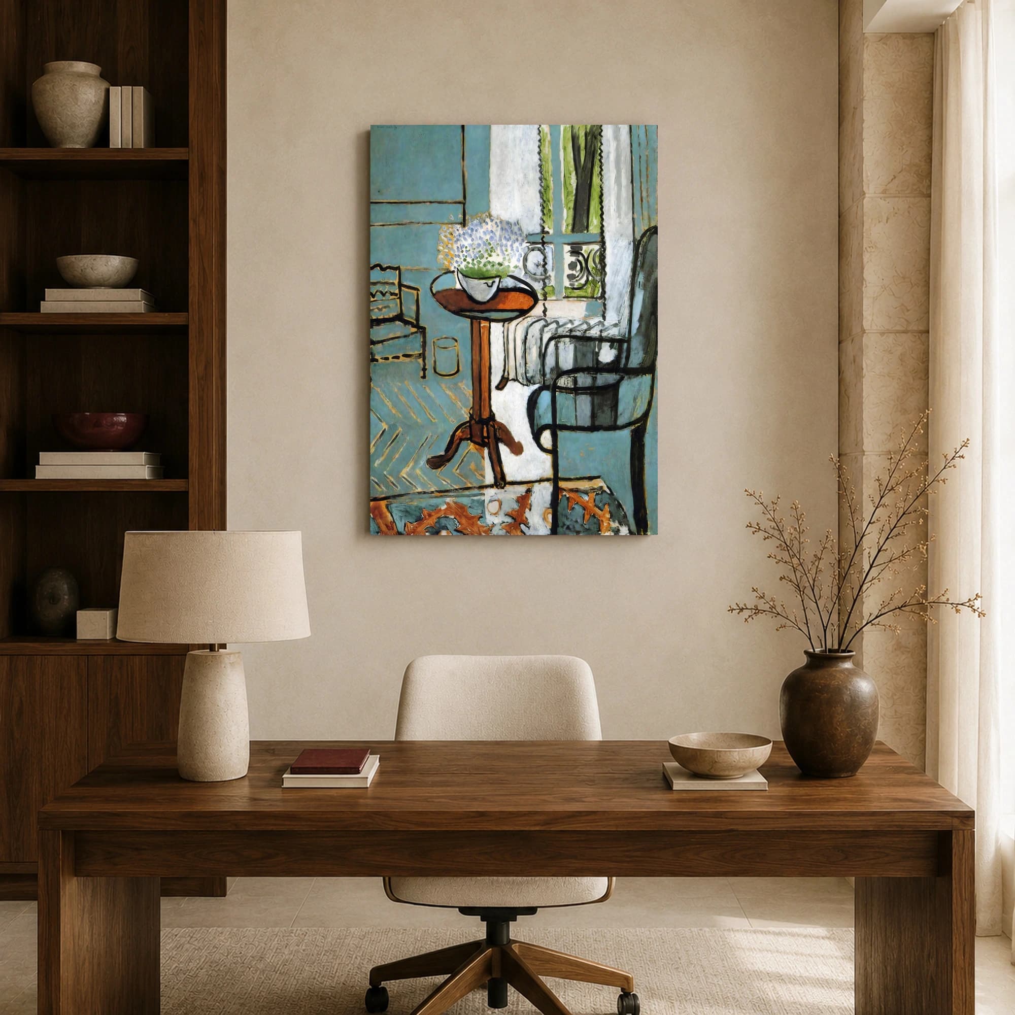 Blue Interior Still Life Fine Art Print, view 8