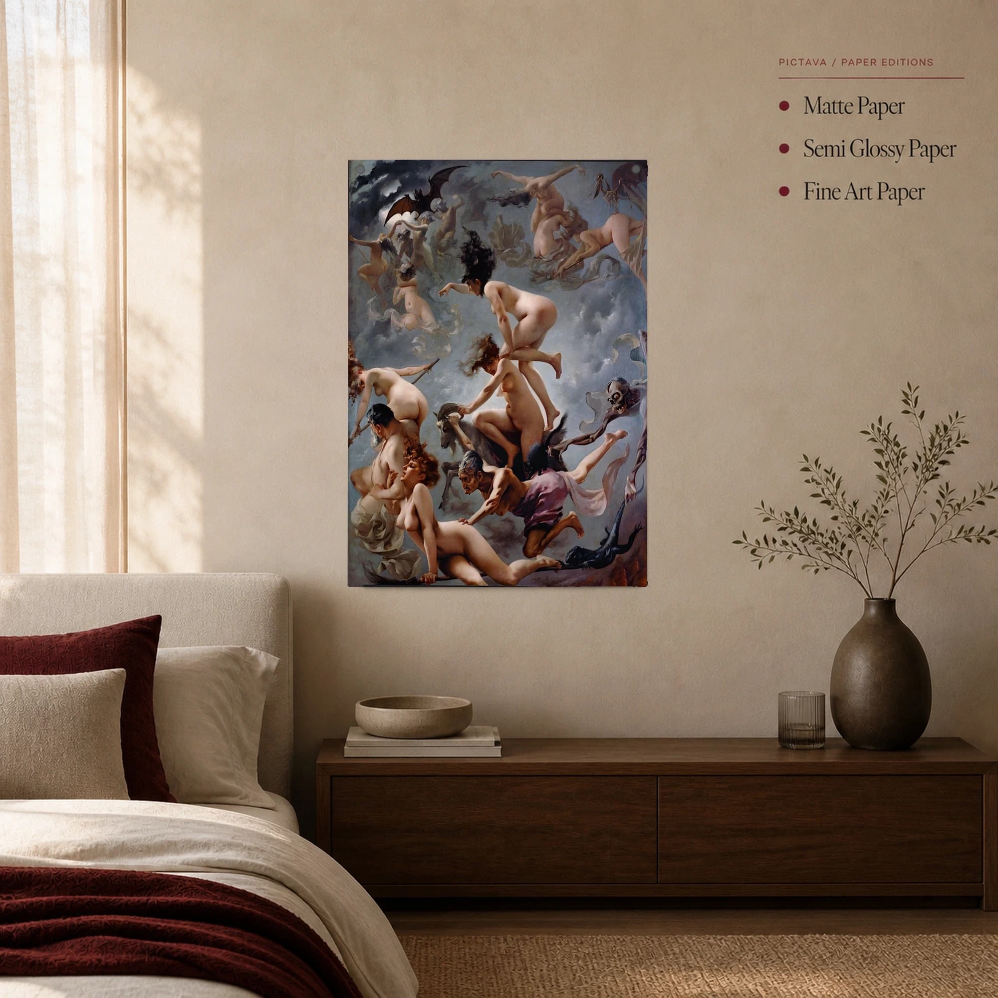 Witches Going to Their Sabbath Canvas Print by Luis Ricardo Falero, view 3