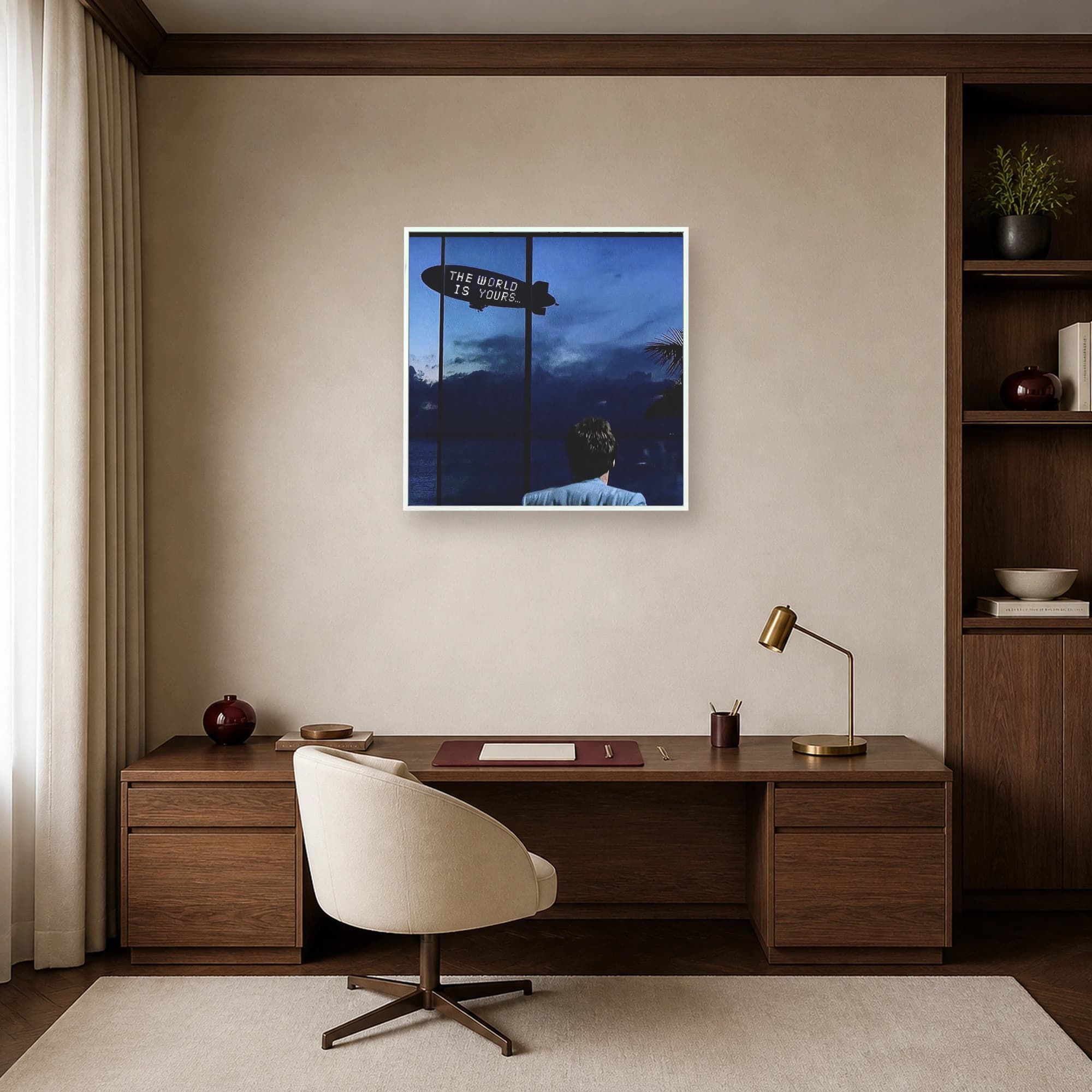 The World Is Yours Cinematic Blimp Wall Art, view 6