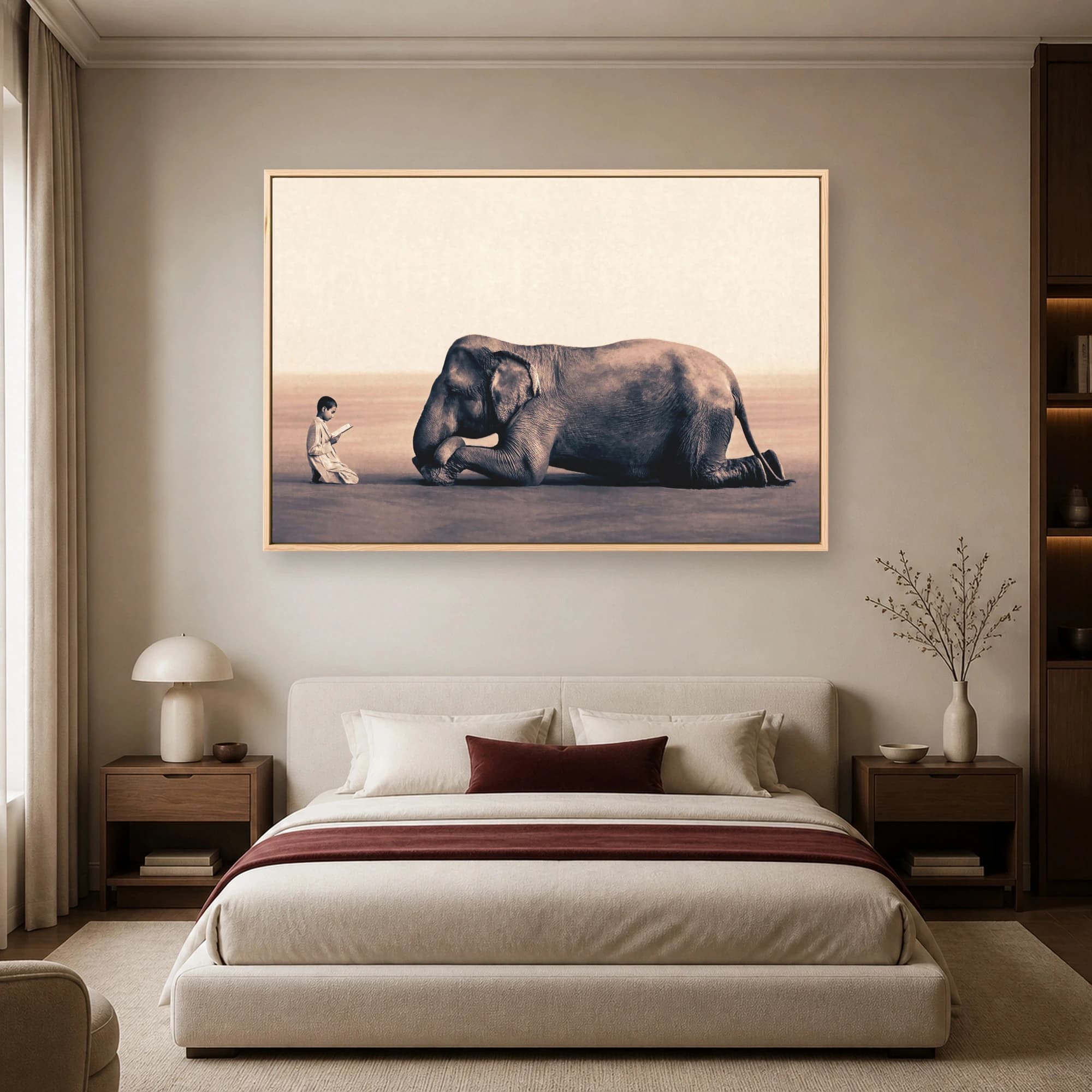 Wisdom Shared Surreal Elephant Wall Art, view 4