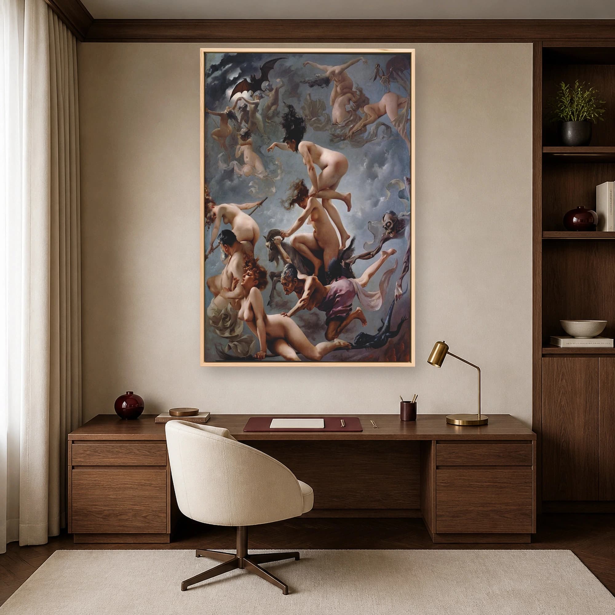 Witches Going to Their Sabbath Canvas Print by Luis Ricardo Falero, view 4