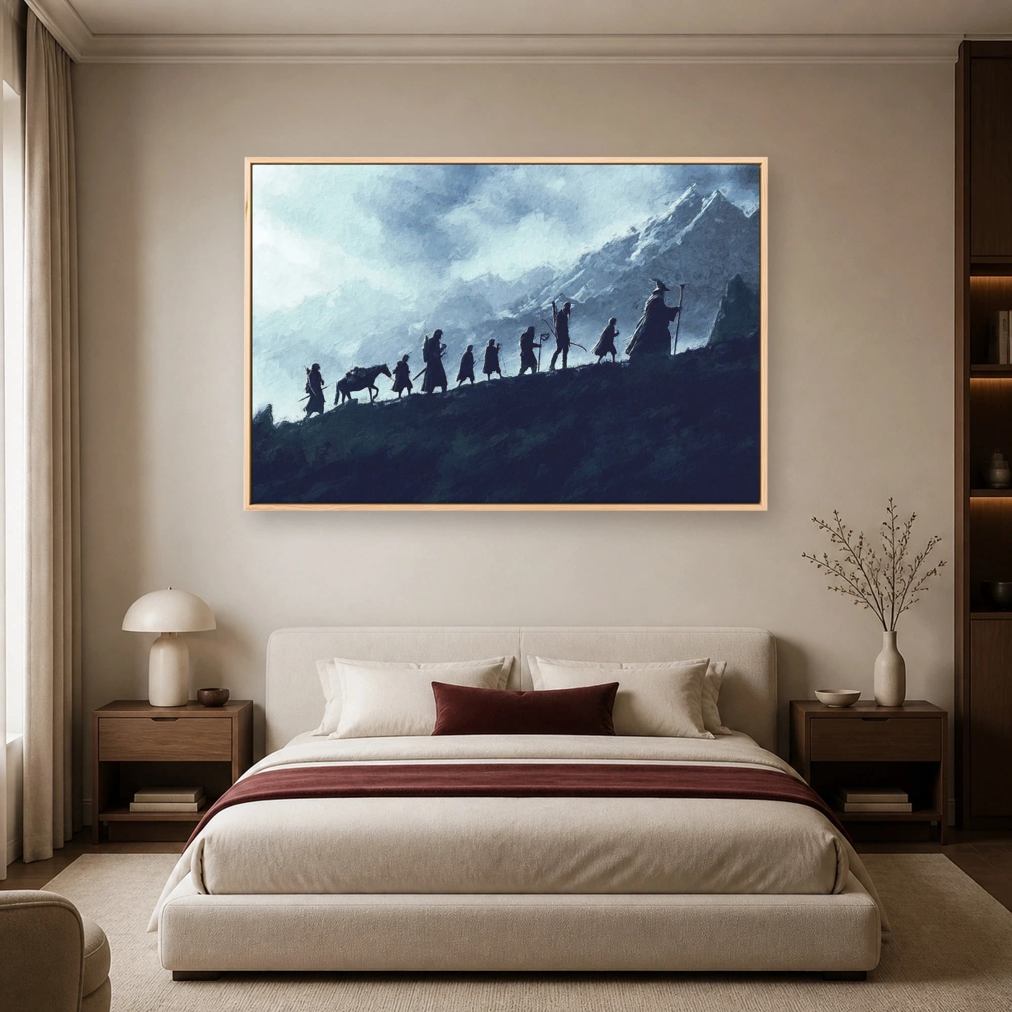 The Fellowship Journey Mountain Wall Art, view 5