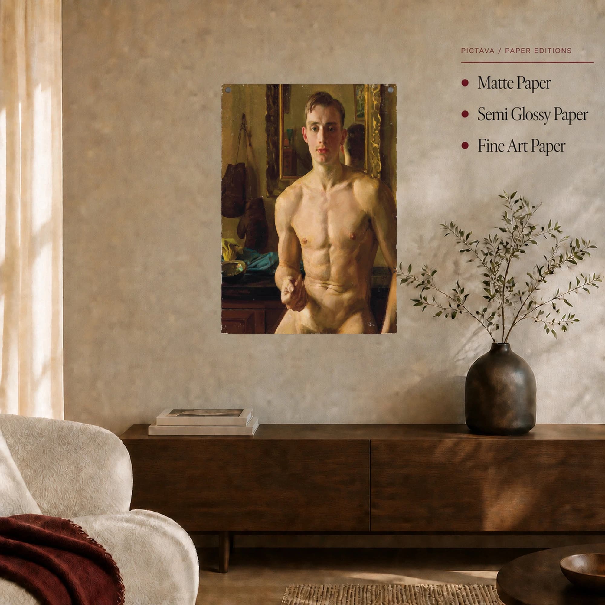 Classic Boxer Portrait Fine Art Print, view 4