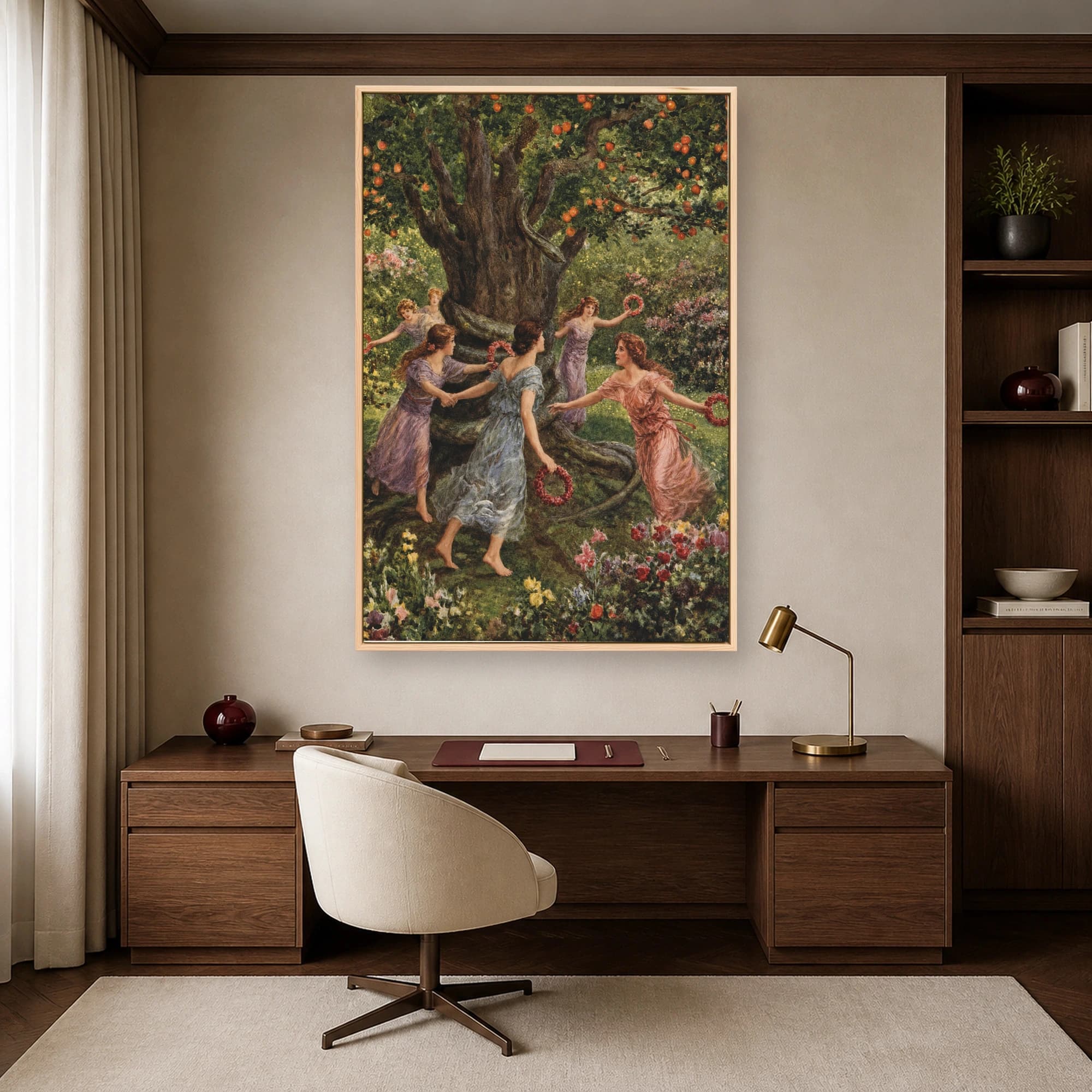H.J. Ford The Hesperides Ring Dance Mythological Fine Art Print, view 5