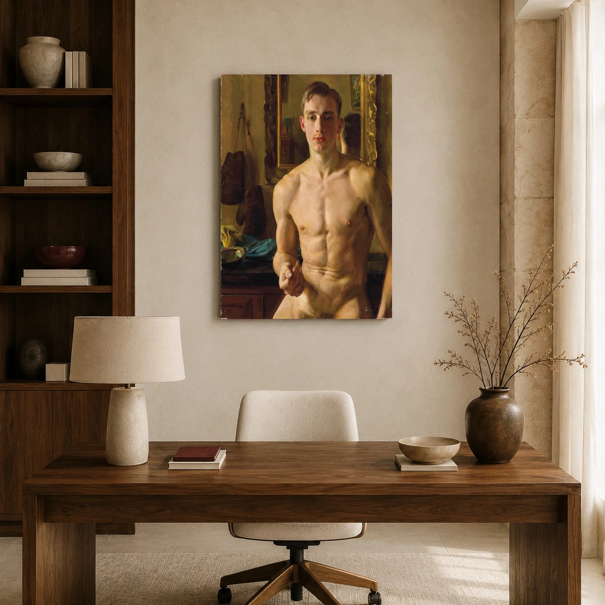 Classic Boxer Portrait Fine Art Print, view 8