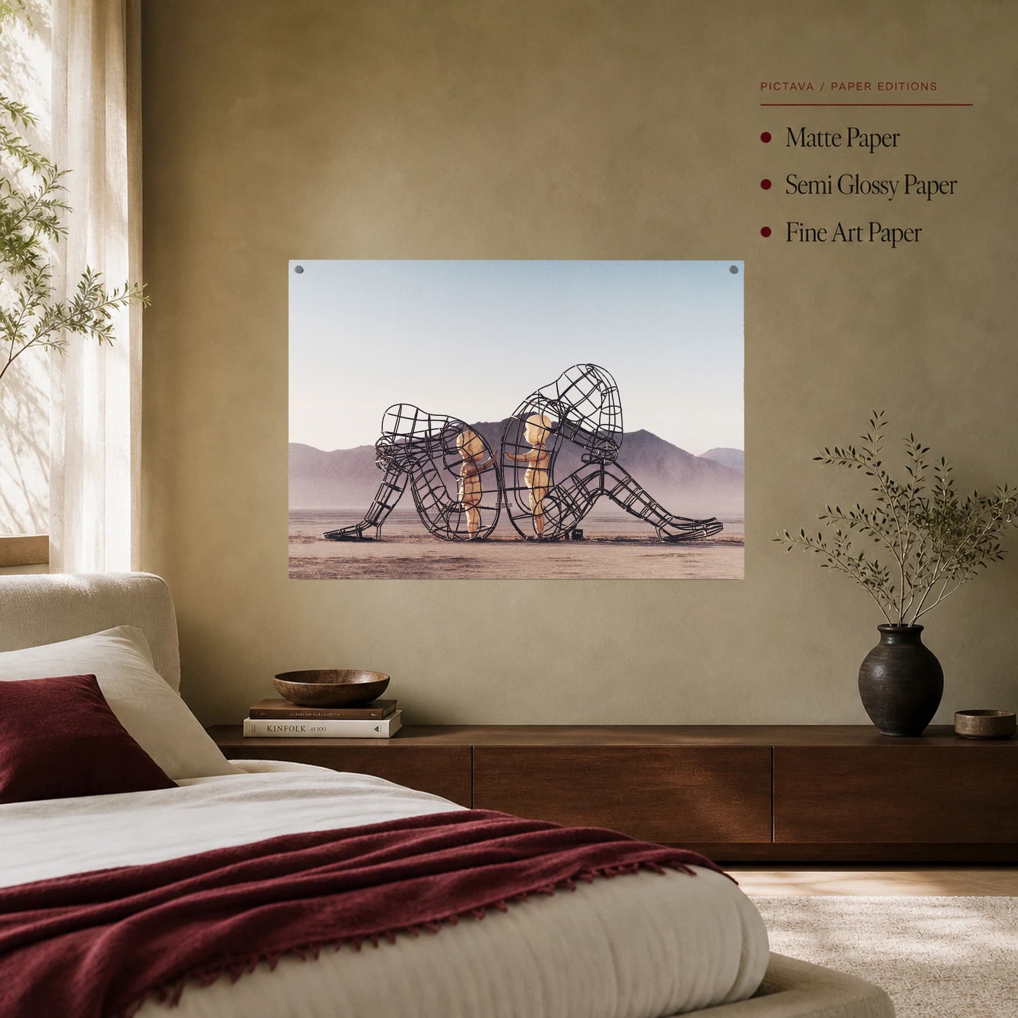 Ego Sculpture Desert Art Print, view 7