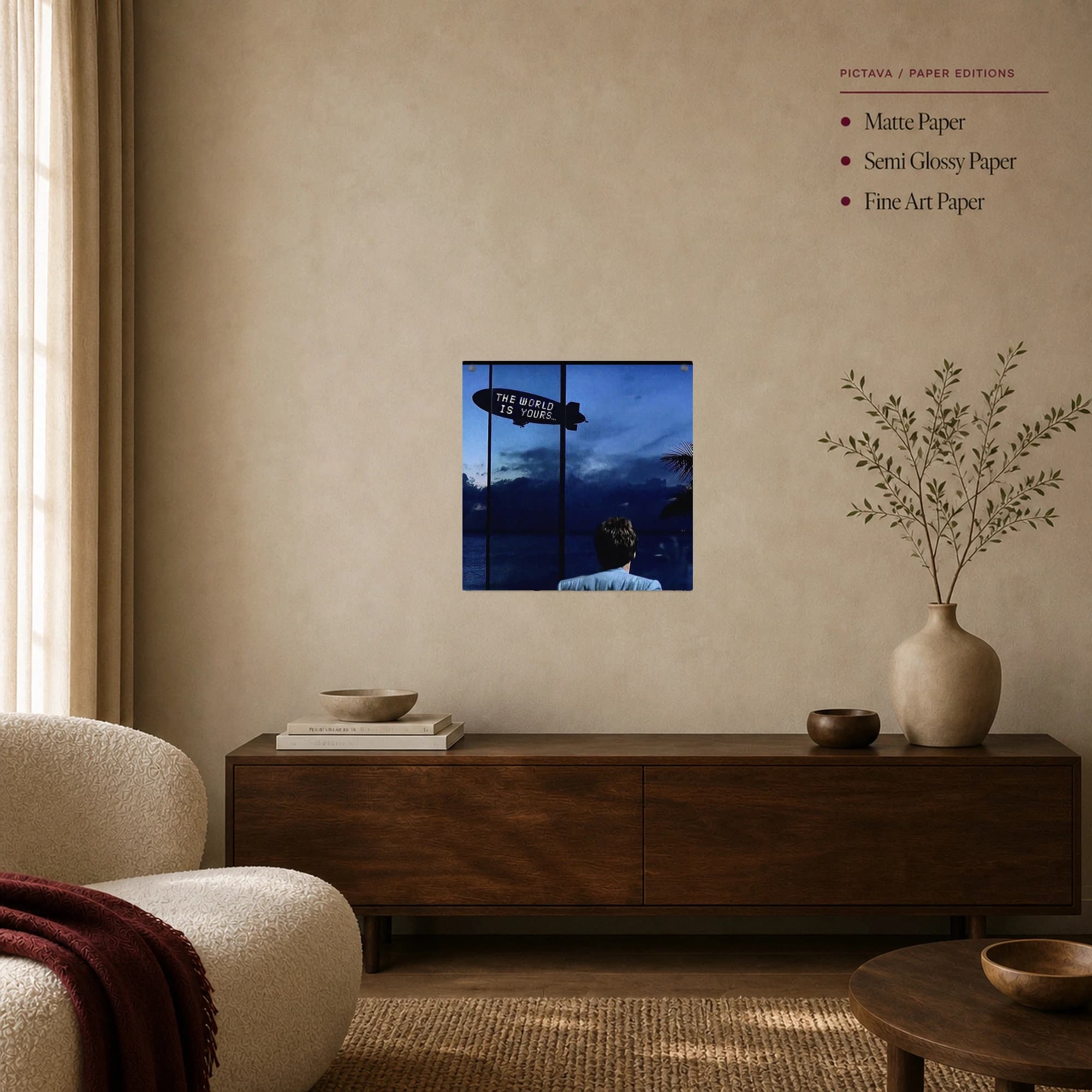 The World Is Yours Cinematic Blimp Wall Art, view 7