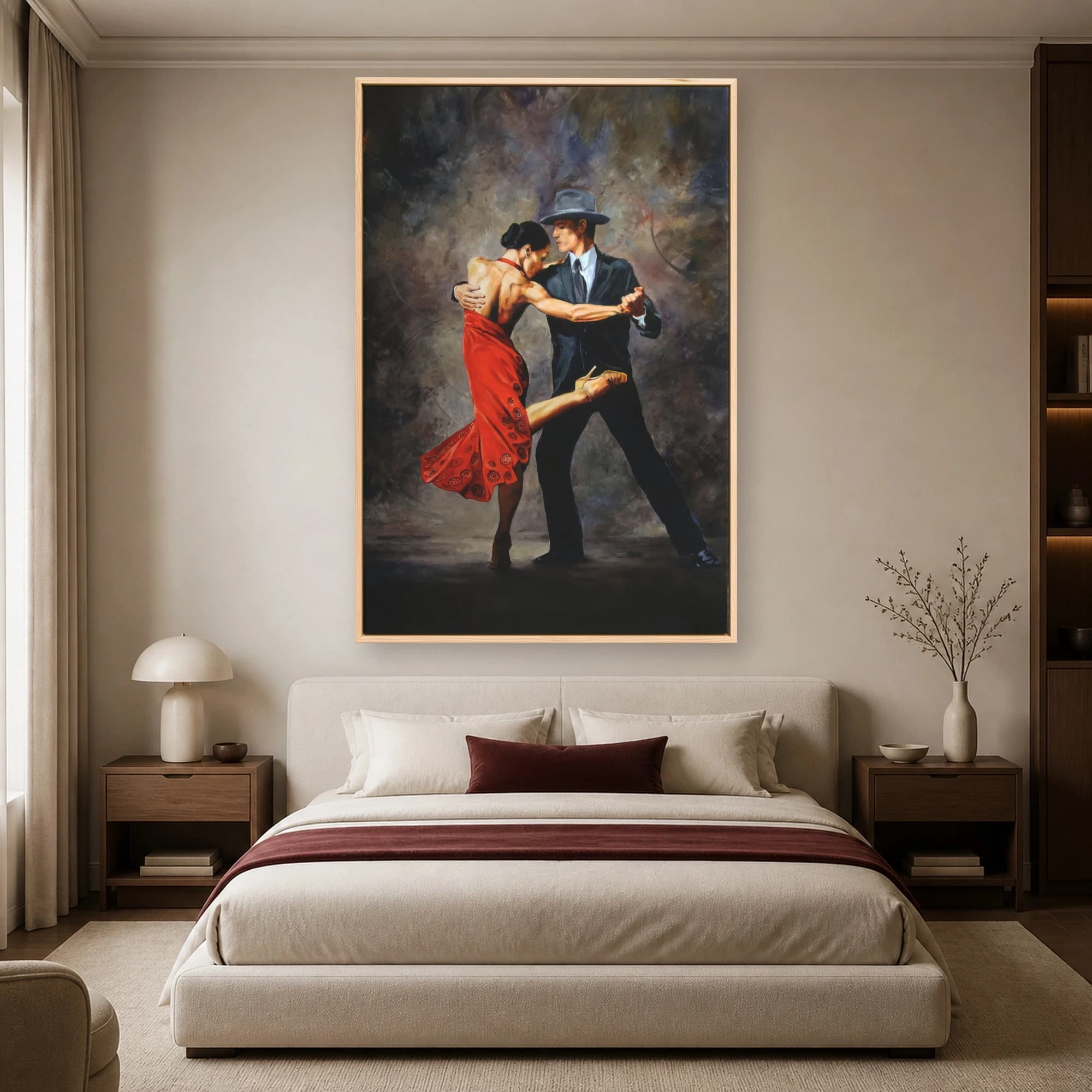 Passionate Tango Dance Canvas Print, view 5