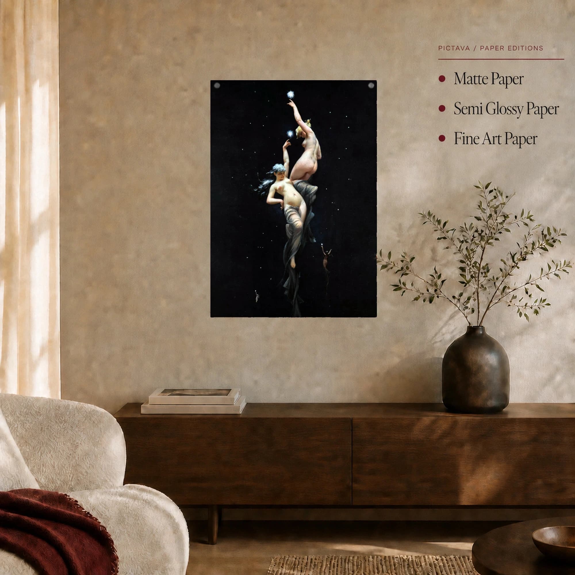 The Spirit of the Summit Canvas Print - Cosmic Wall Art, view 5