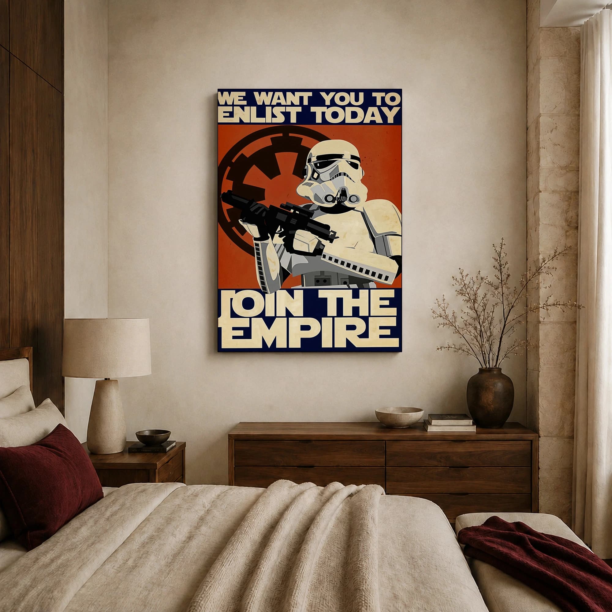 Star Wars Stormtrooper Enlist Today Movie Poster Art, view 4