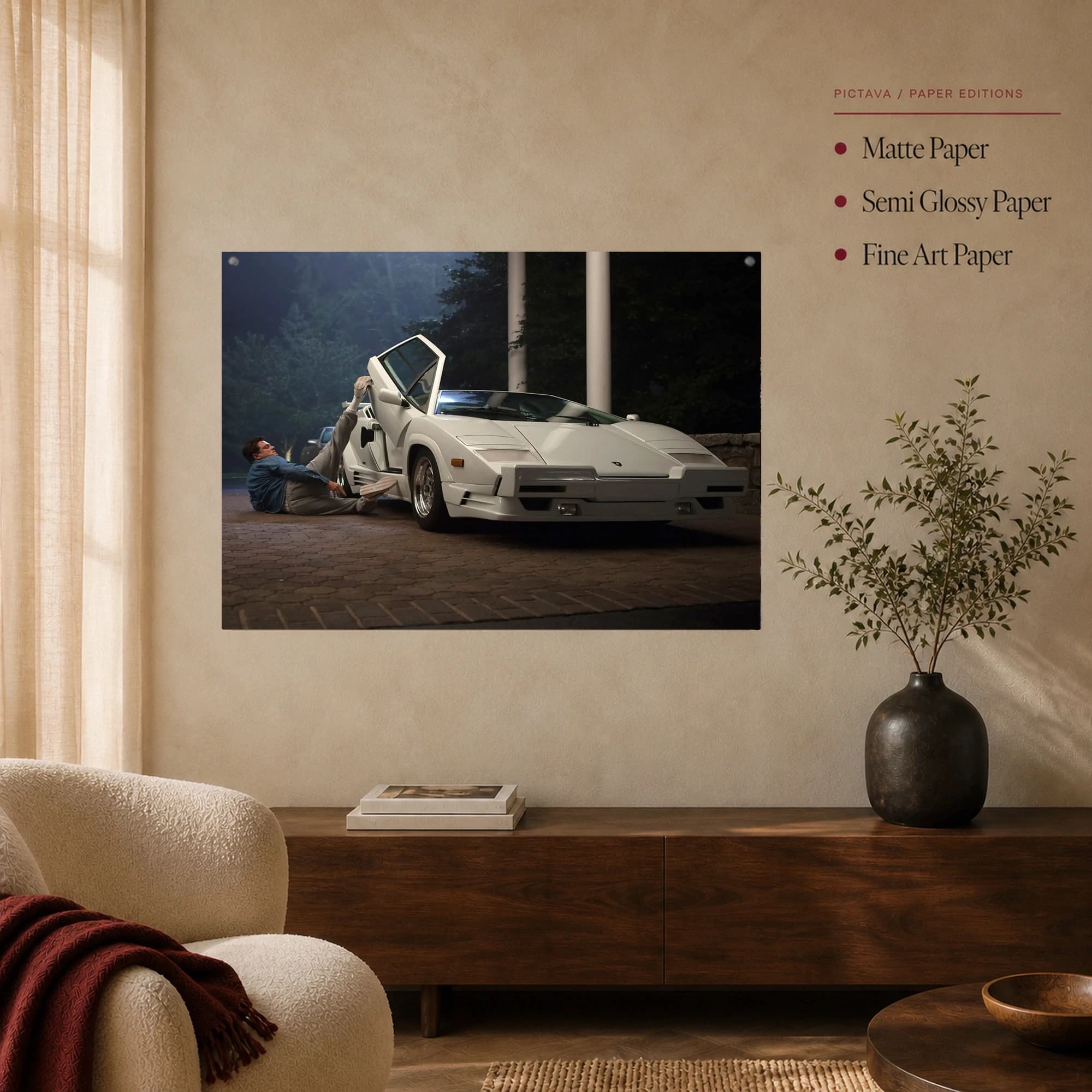 The Wolf of Wall Street Lamborghini Scene Canvas Print, view 5