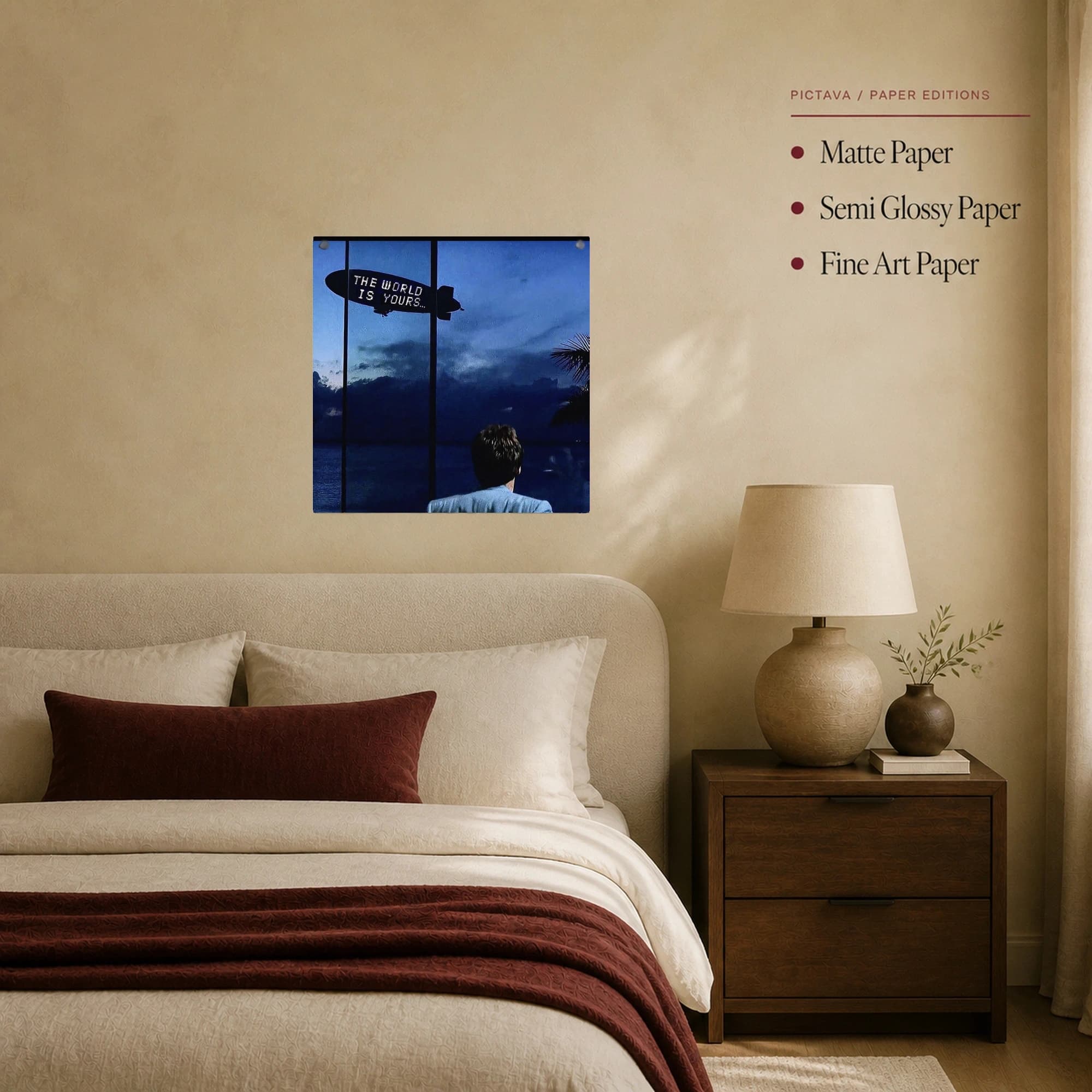 The World Is Yours Cinematic Blimp Wall Art, view 8
