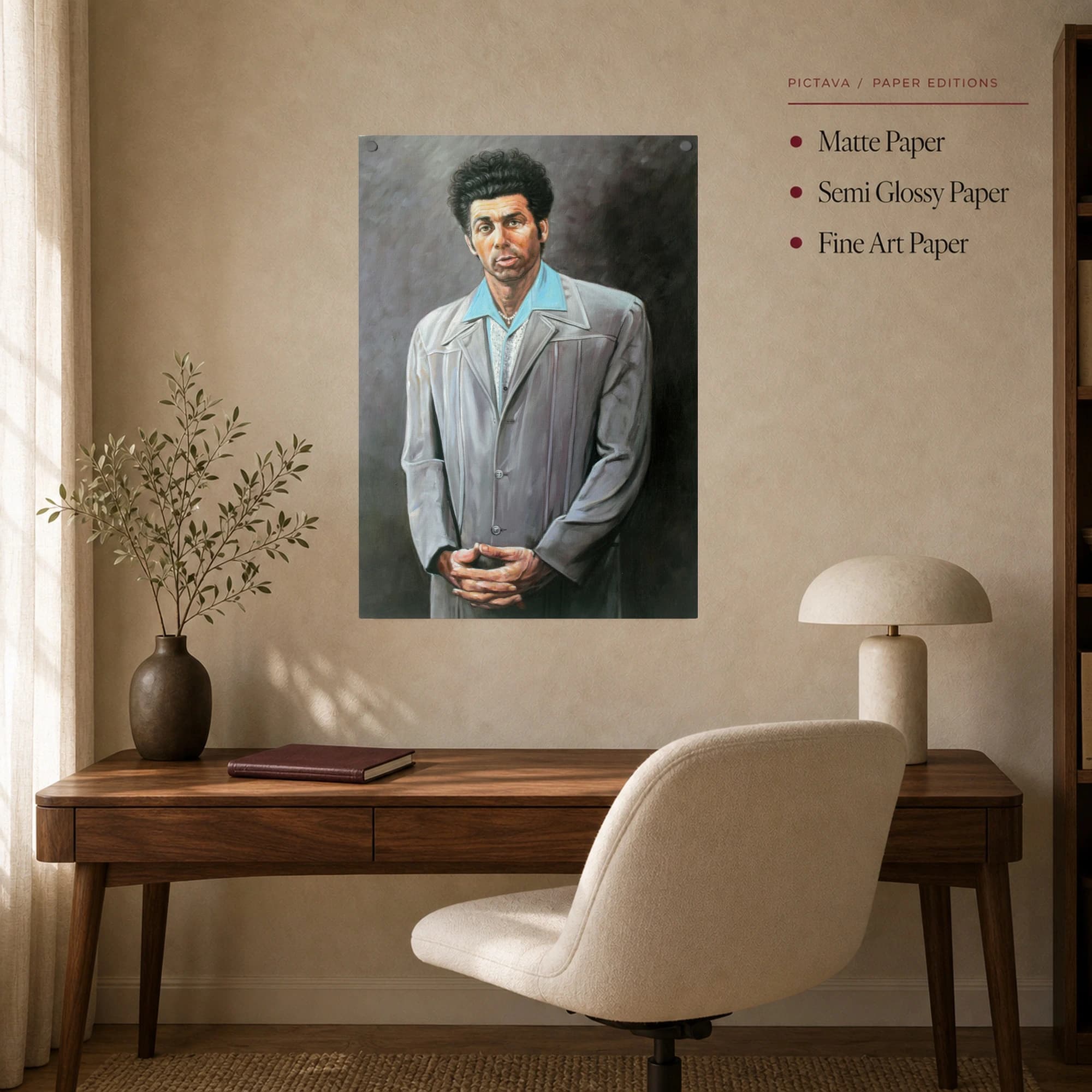 The Kramer Seinfeld Portrait Canvas Print, view 7