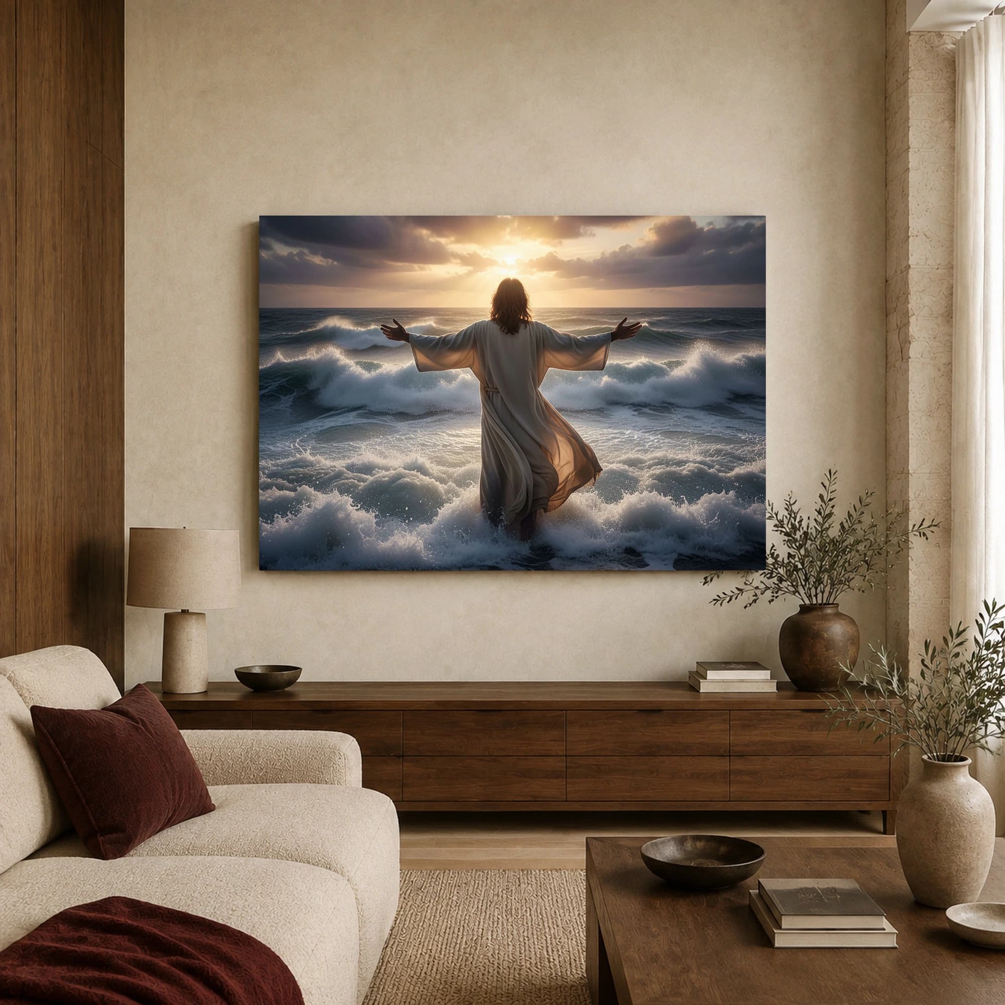 Calming Waves of Grace Canvas Print, view 3