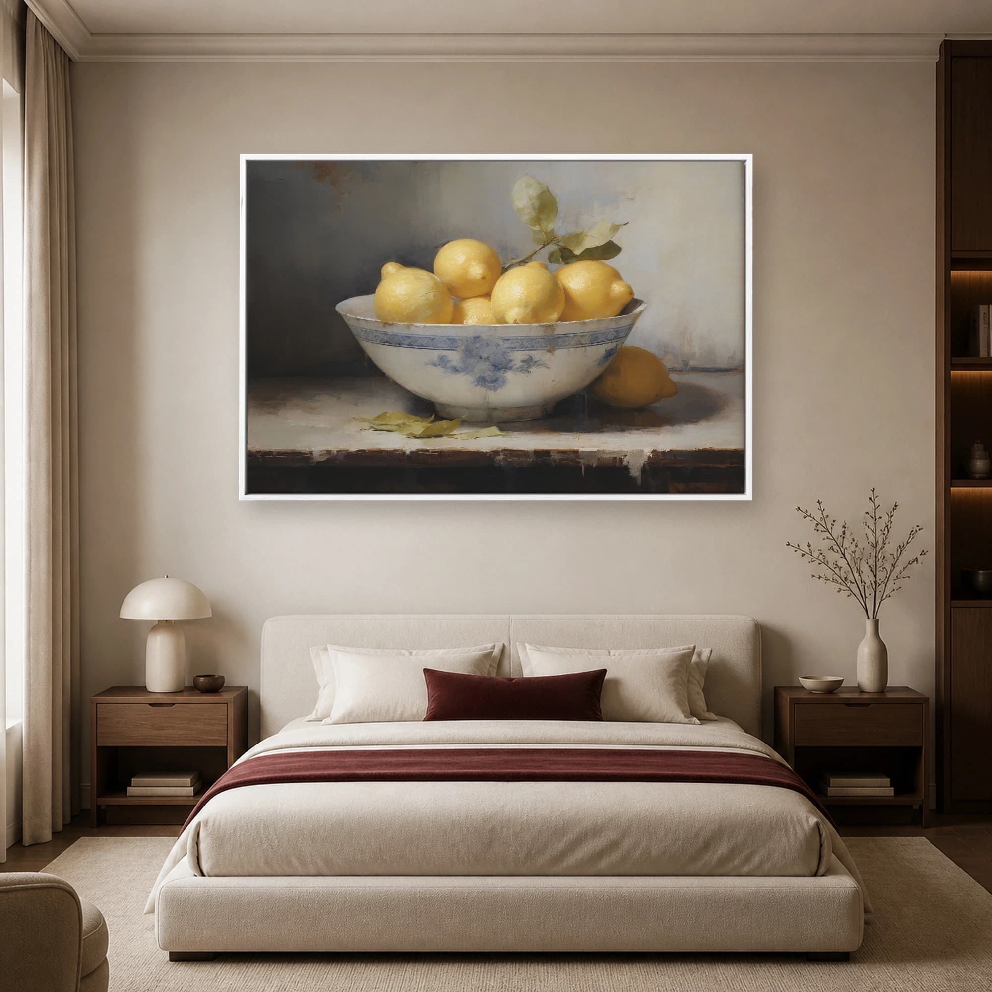 Still Life with Lemons Fine Art Canvas Print, view 5