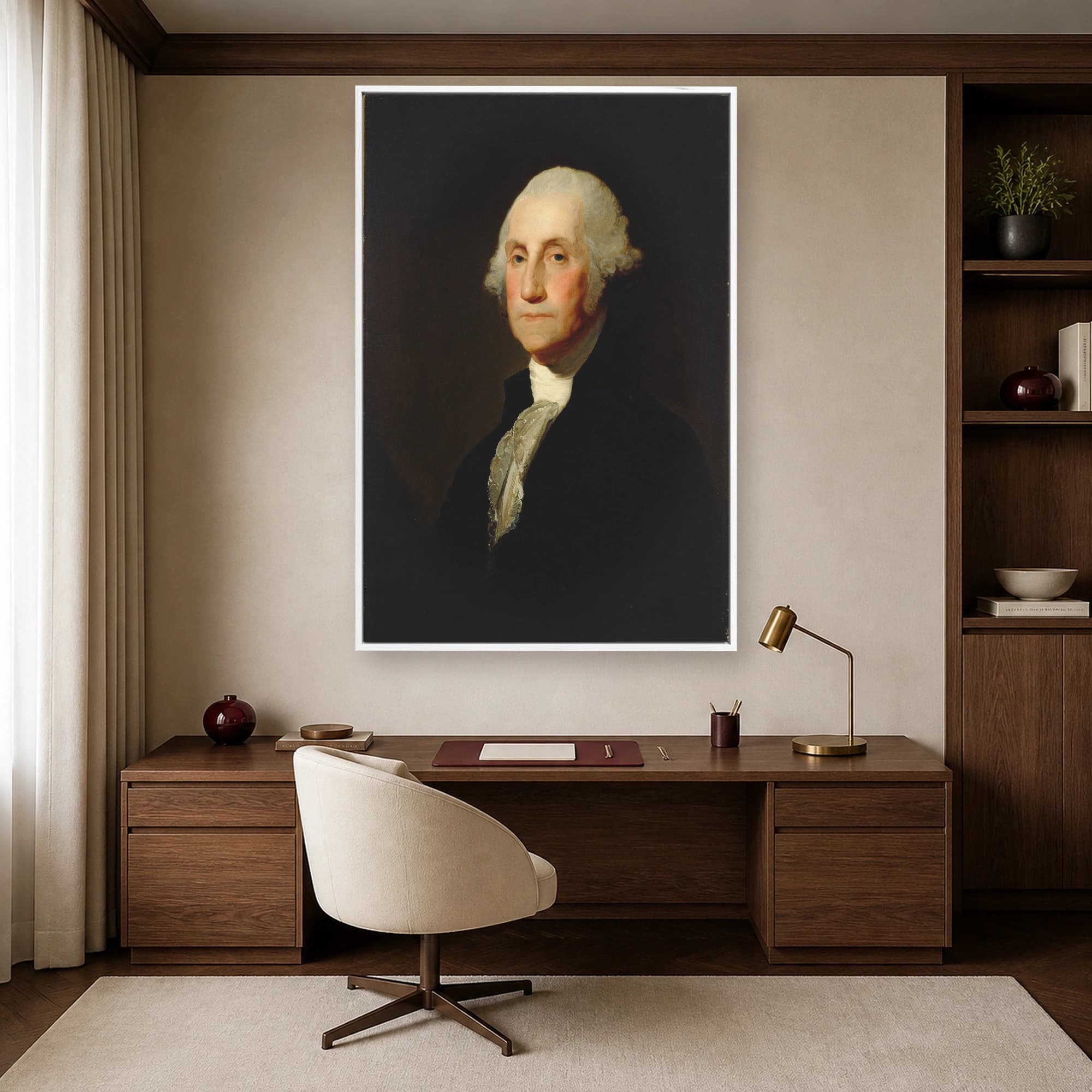 George Washington Historic Portrait Canvas Art, view 4