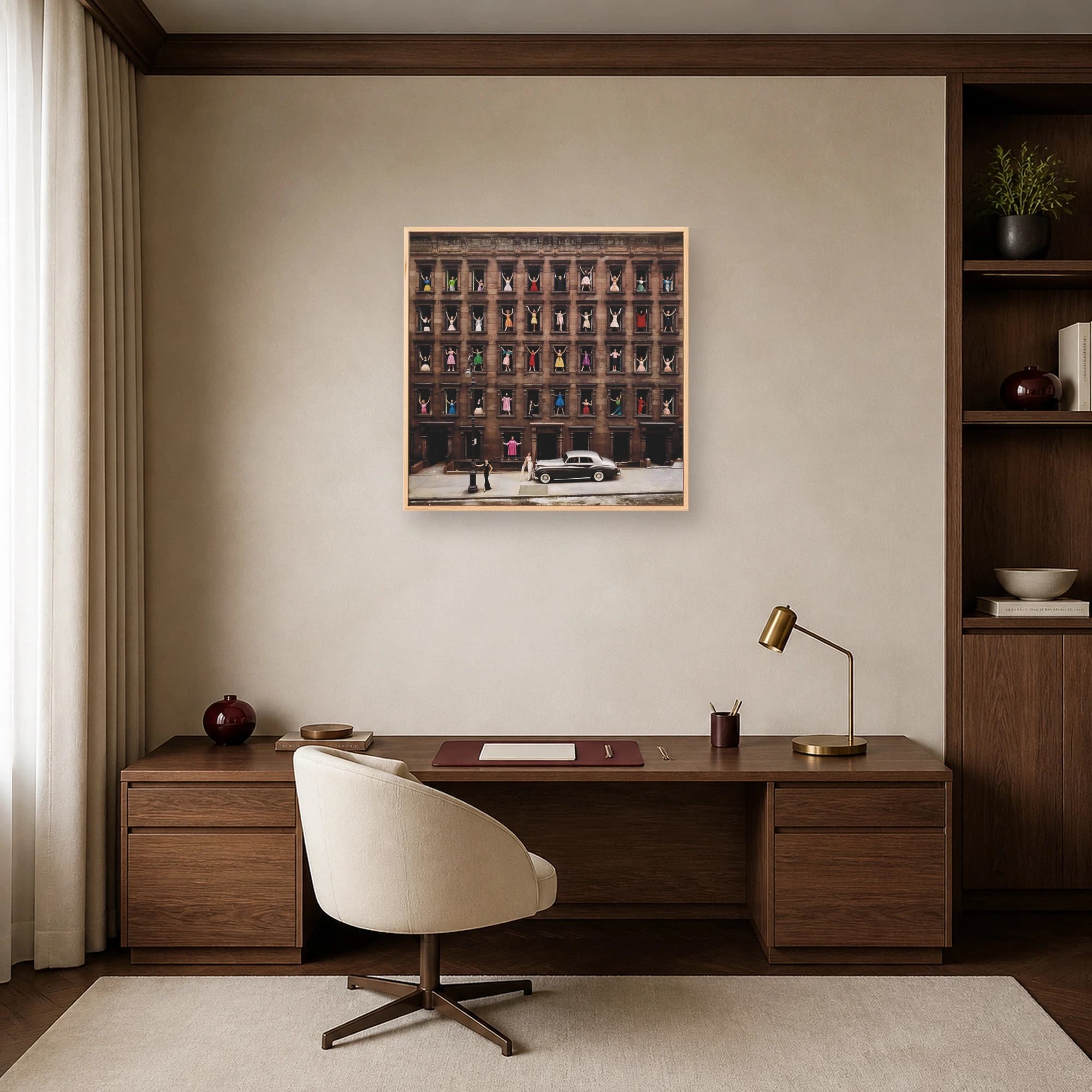 Girls in the Windows by Ormond Gigli Fine Art Print, view 7