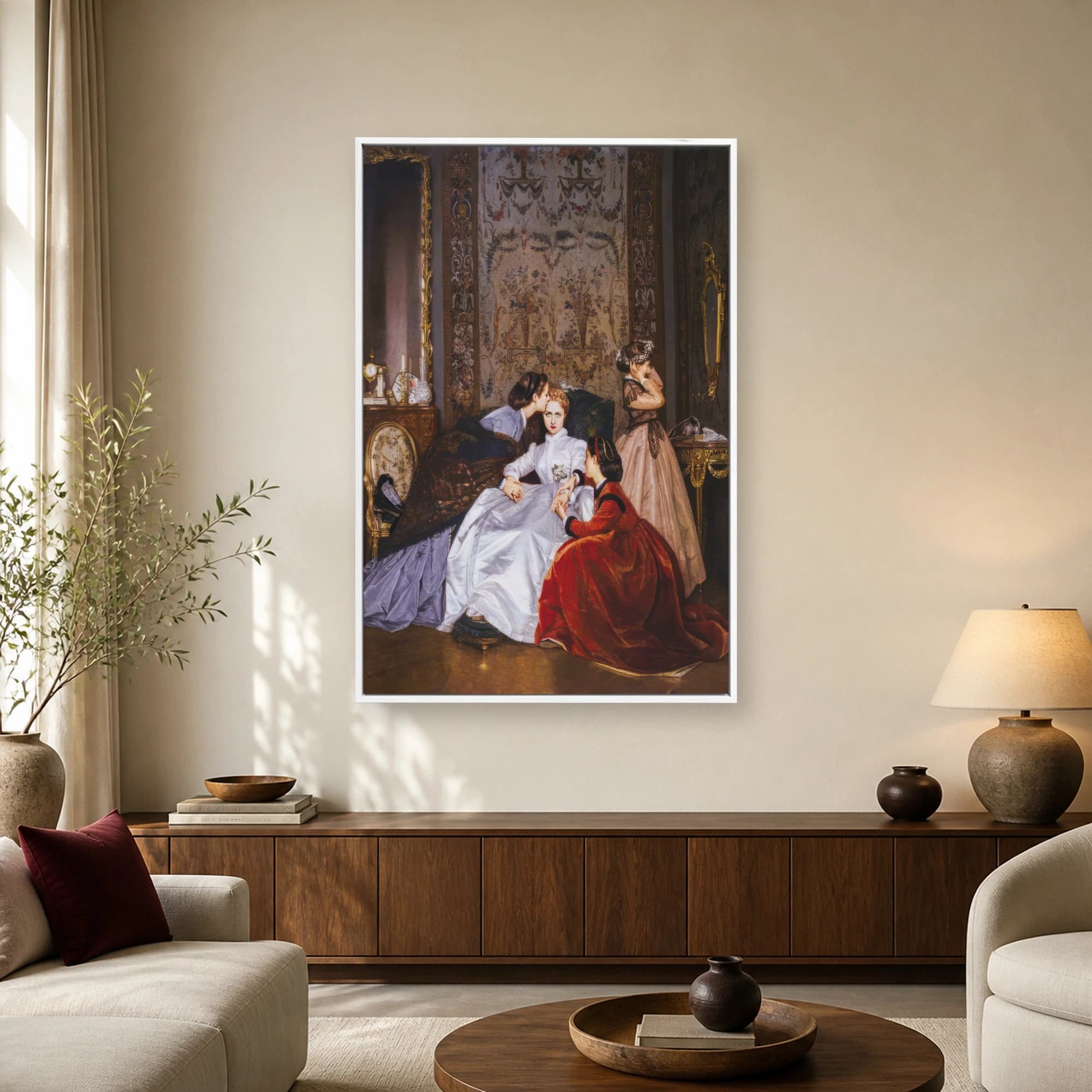 Victorian Academic Portrait Fine Art Print, view 2