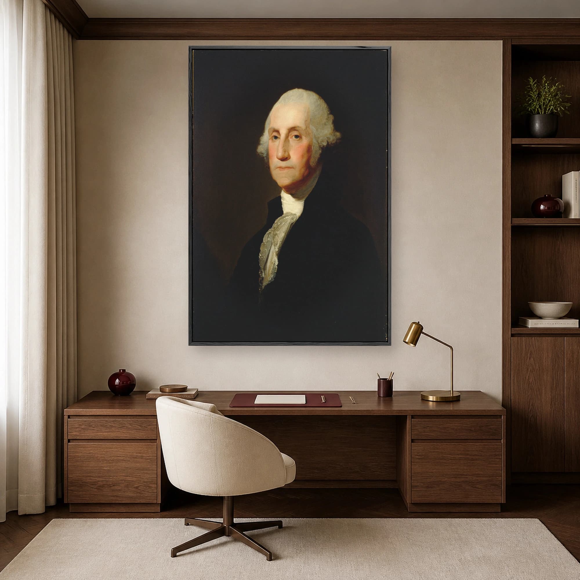George Washington Historic Portrait Canvas Art, view 7