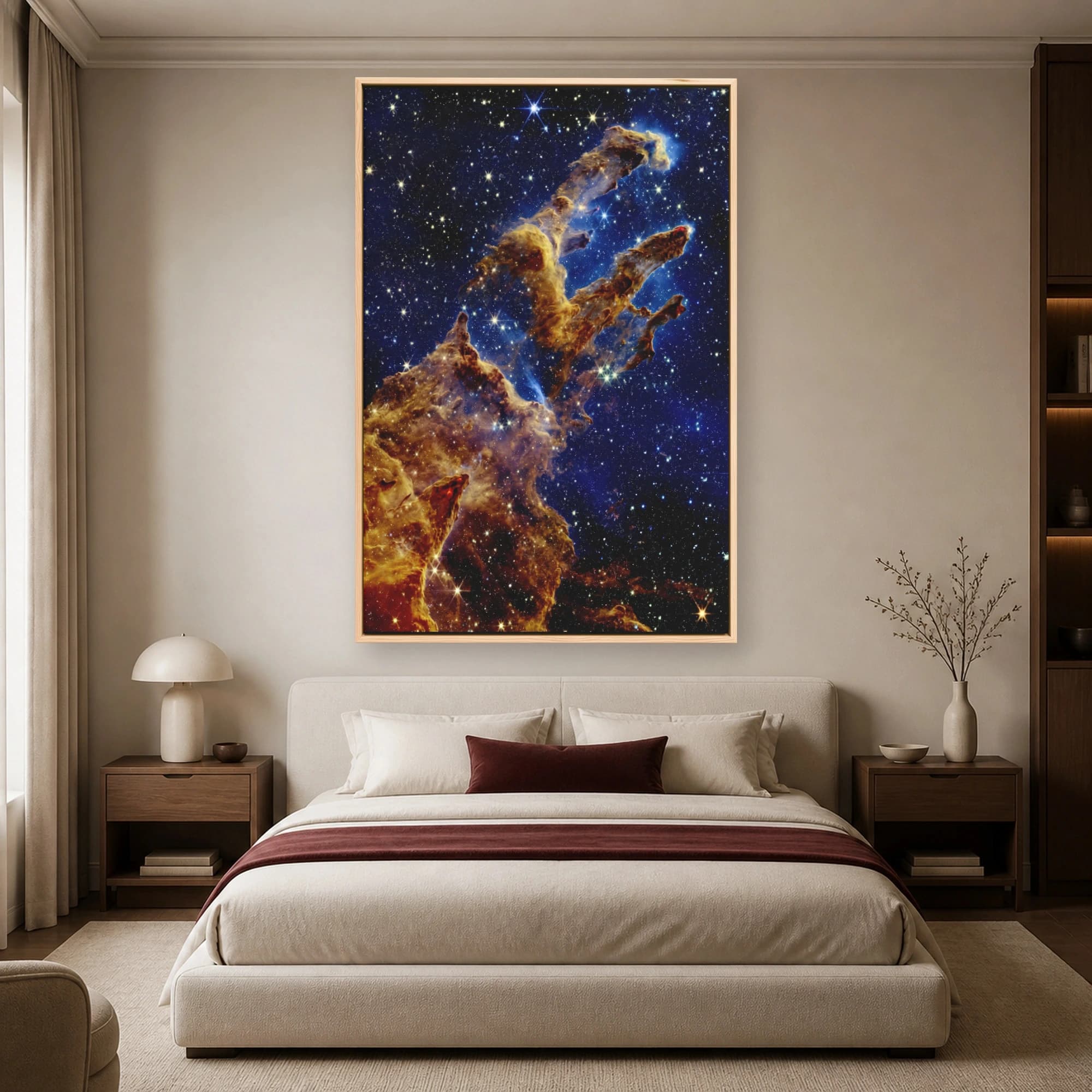 Pillars of Creation Nebula Space Wall Art, view 5