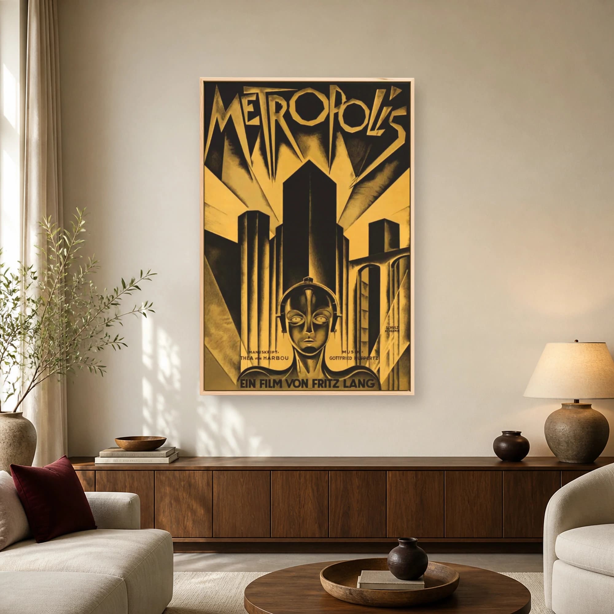 Metropolis 1927 Movie Poster Wall Art, view 2