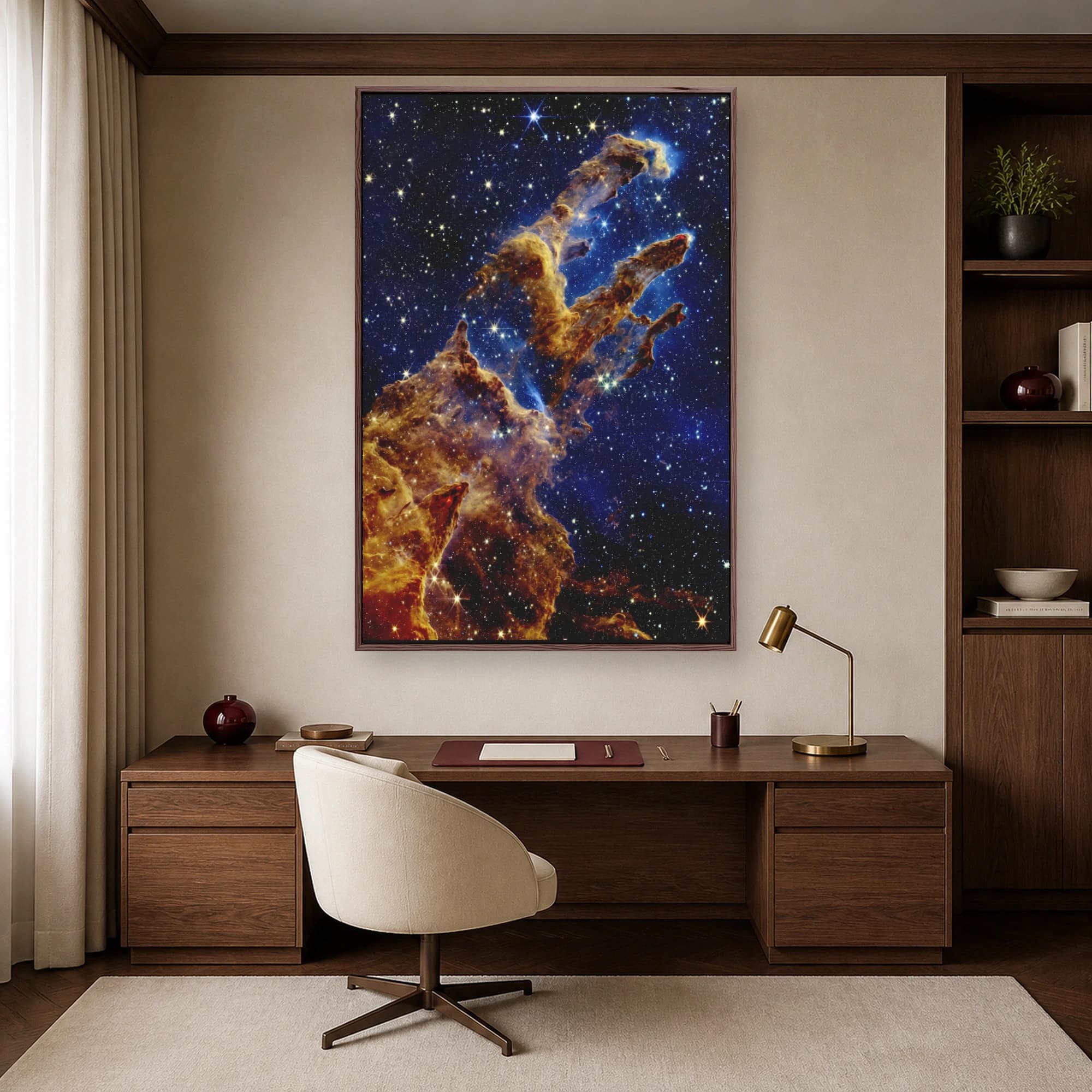 Pillars of Creation Nebula Space Wall Art, view 7