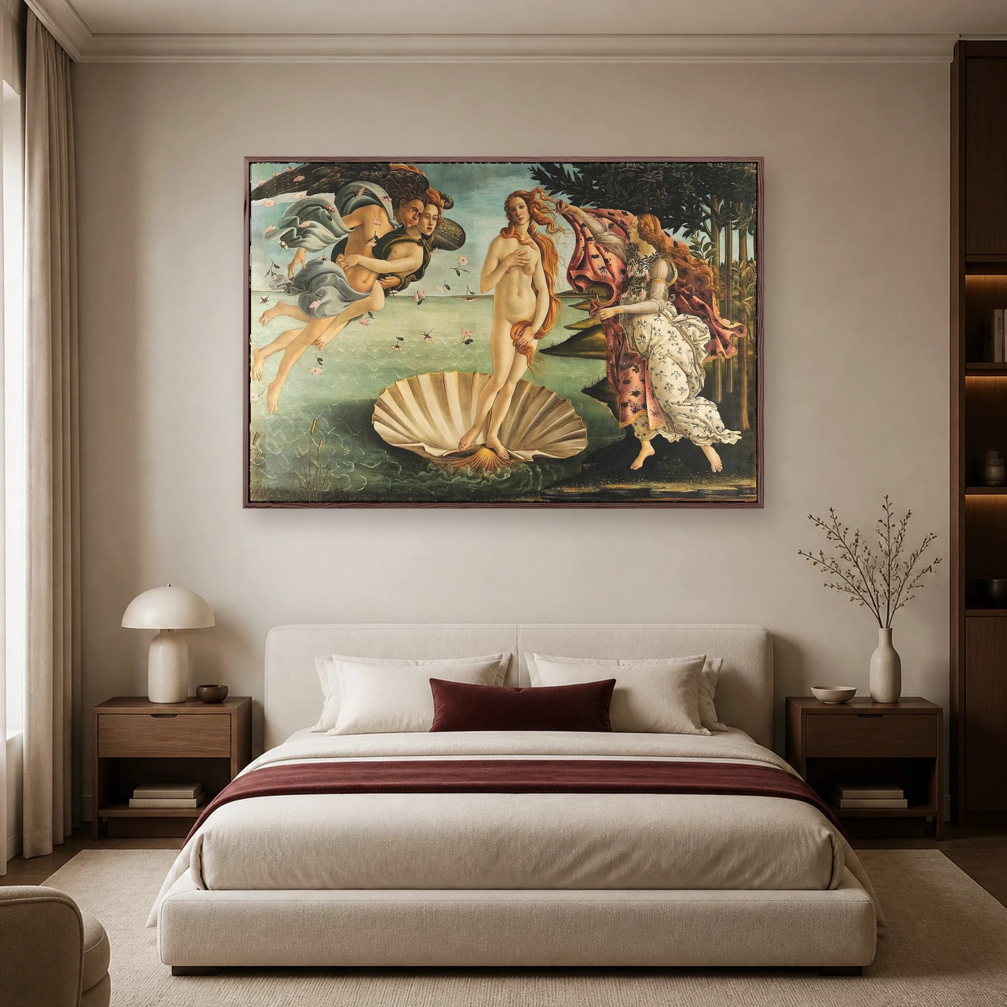 The Birth of Venus Renaissance Fine Art Print, view 5