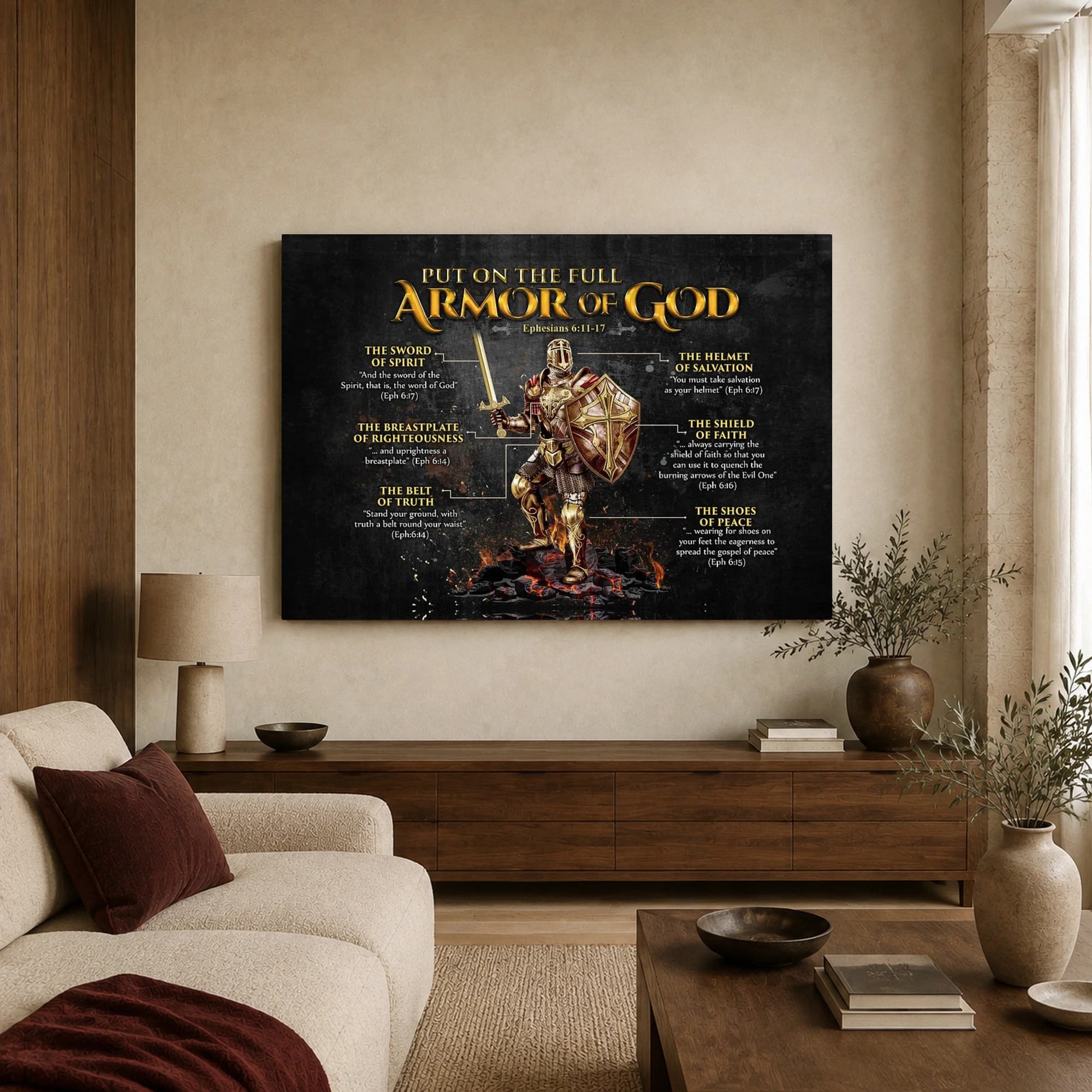 Armor of God Scripture Wall Art Poster, view 2