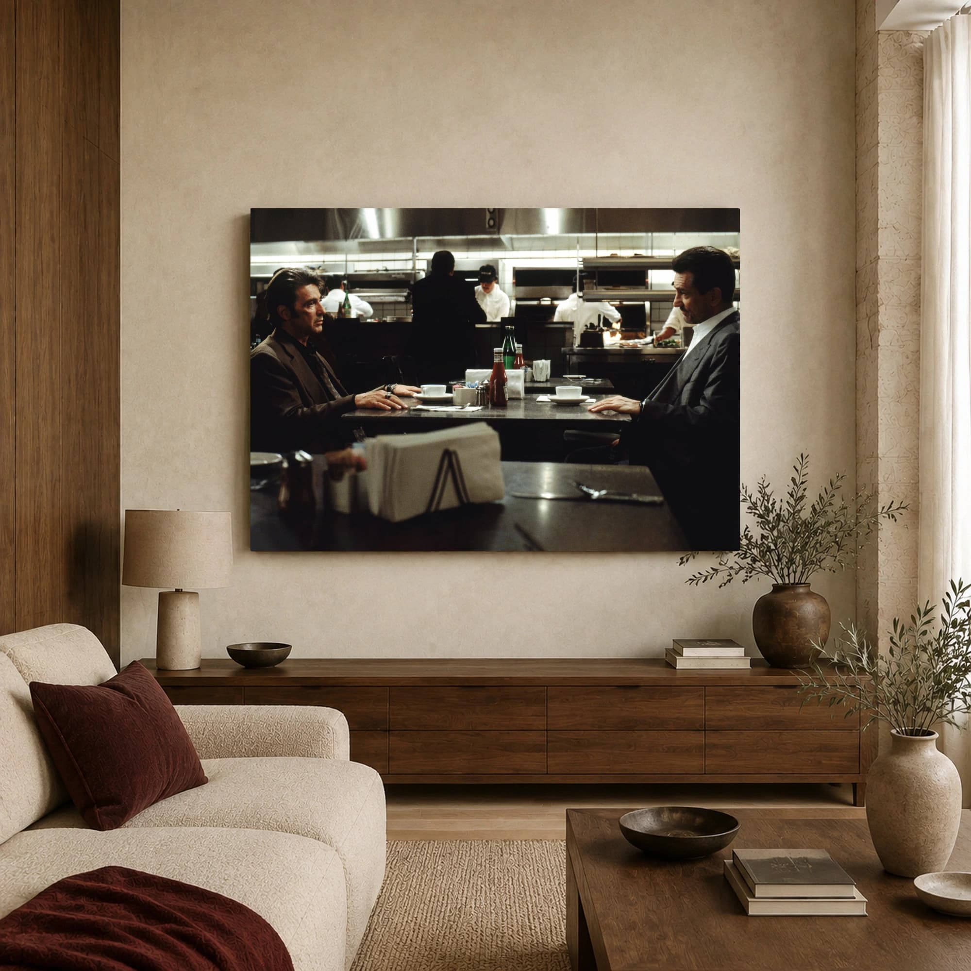 Heat Diner Scene Movie Wall Art, view 3