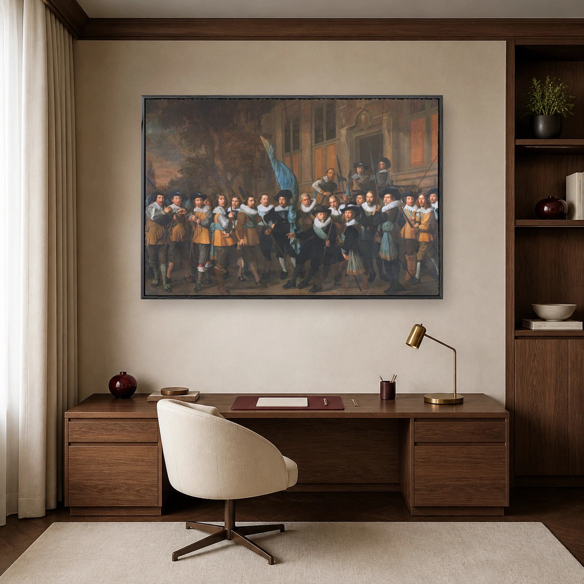 The Meagre Company Dutch Golden Age Canvas Art, view 7