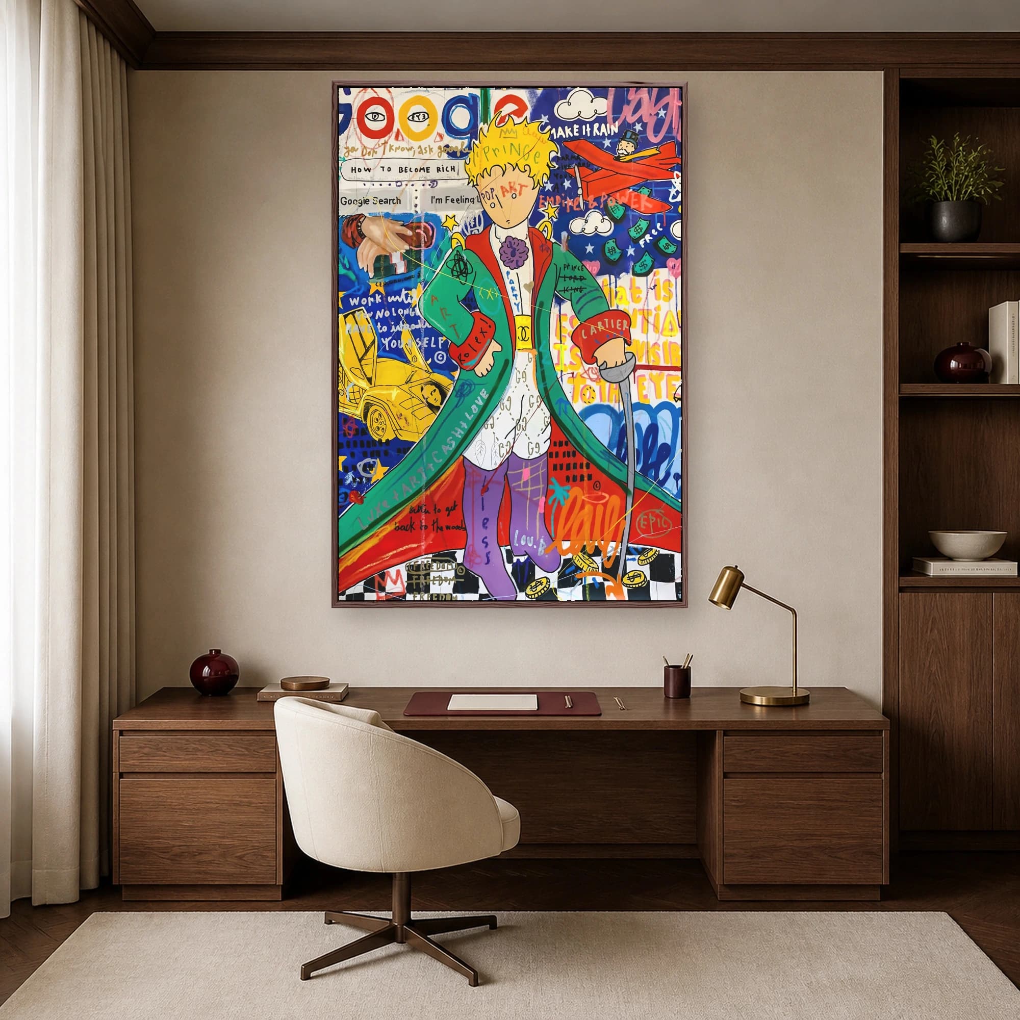 The Little Prince Pop Art Canvas Print, view 7