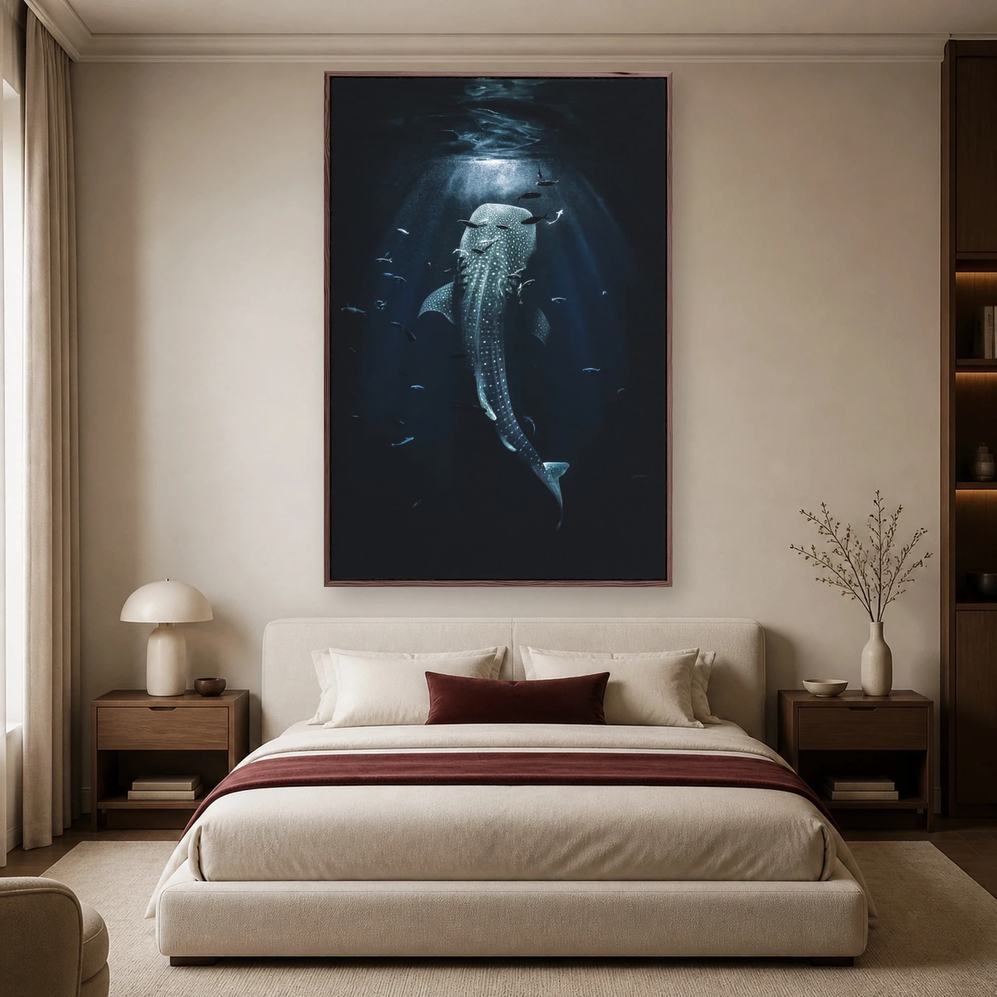 Whale Shark Abyss Fine Art Print, view 4