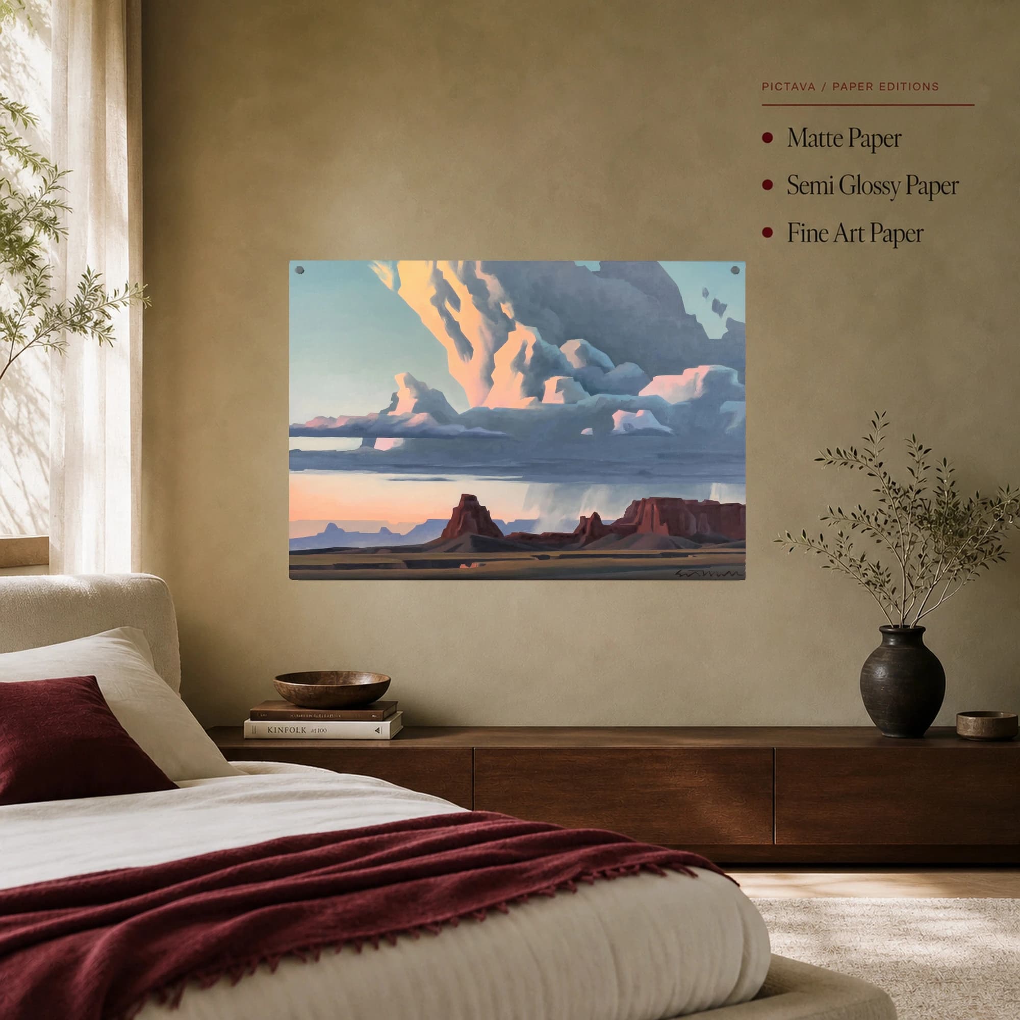 Desert Monoliths Landscape Canvas Print, view 7