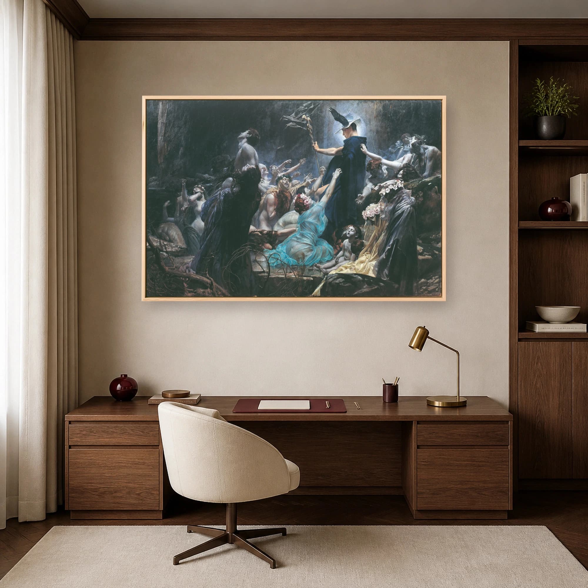 The Souls of Acheron Classical Fine Art Print, view 7