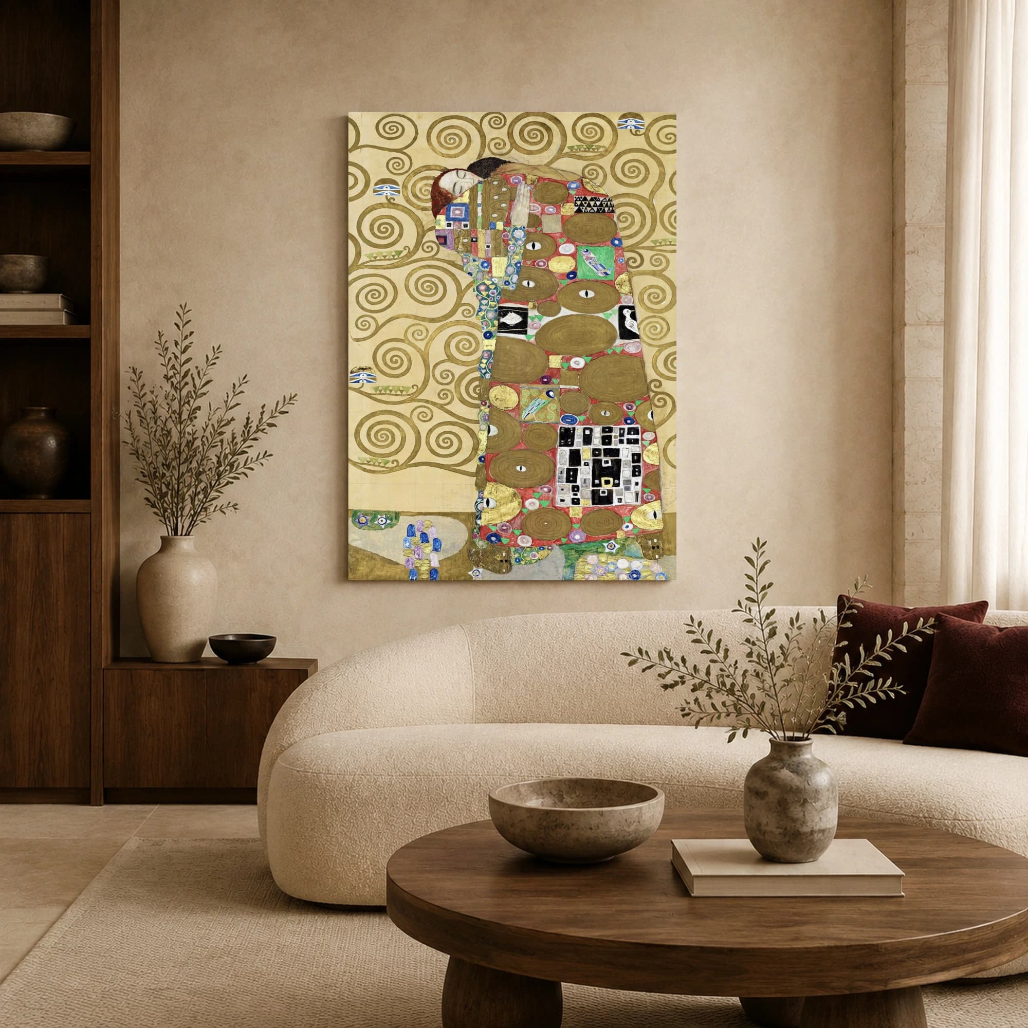 Gustav Klimt Expectation Study Fine Art Print, view 7