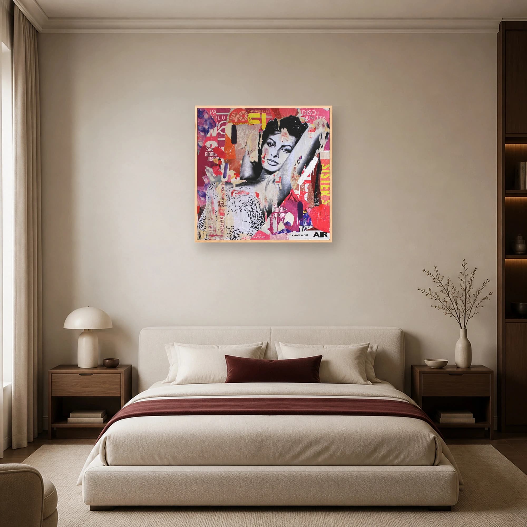 Sophia Loren Pop Art Mixed Media Poster & Canvas Print, view 6