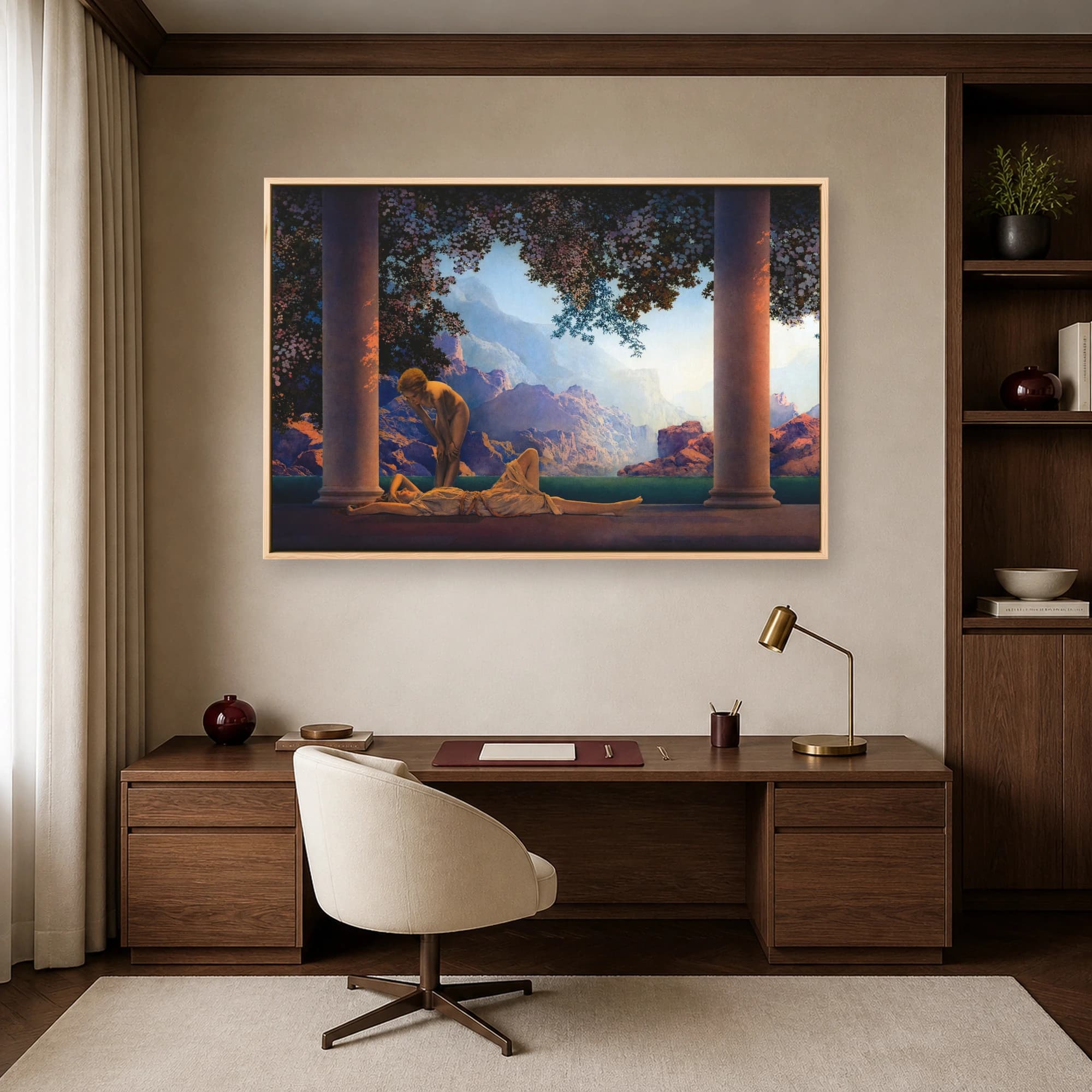 Maxfield Parrish The South Wind Canvas Art Print, view 6