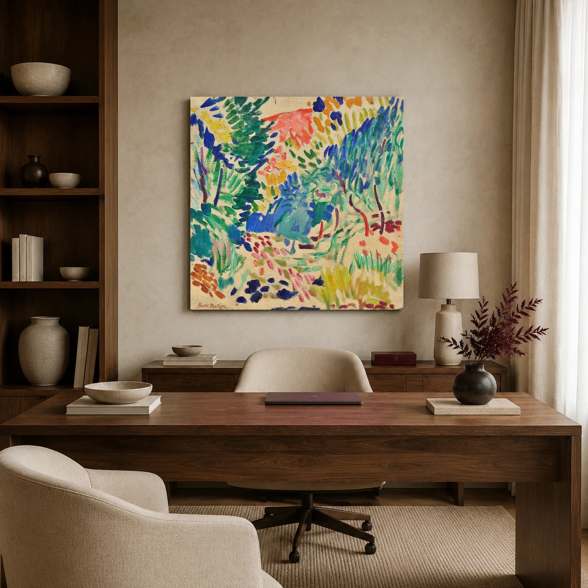 Henri Matisse Colorful Landscape Fine Art Print, view 4