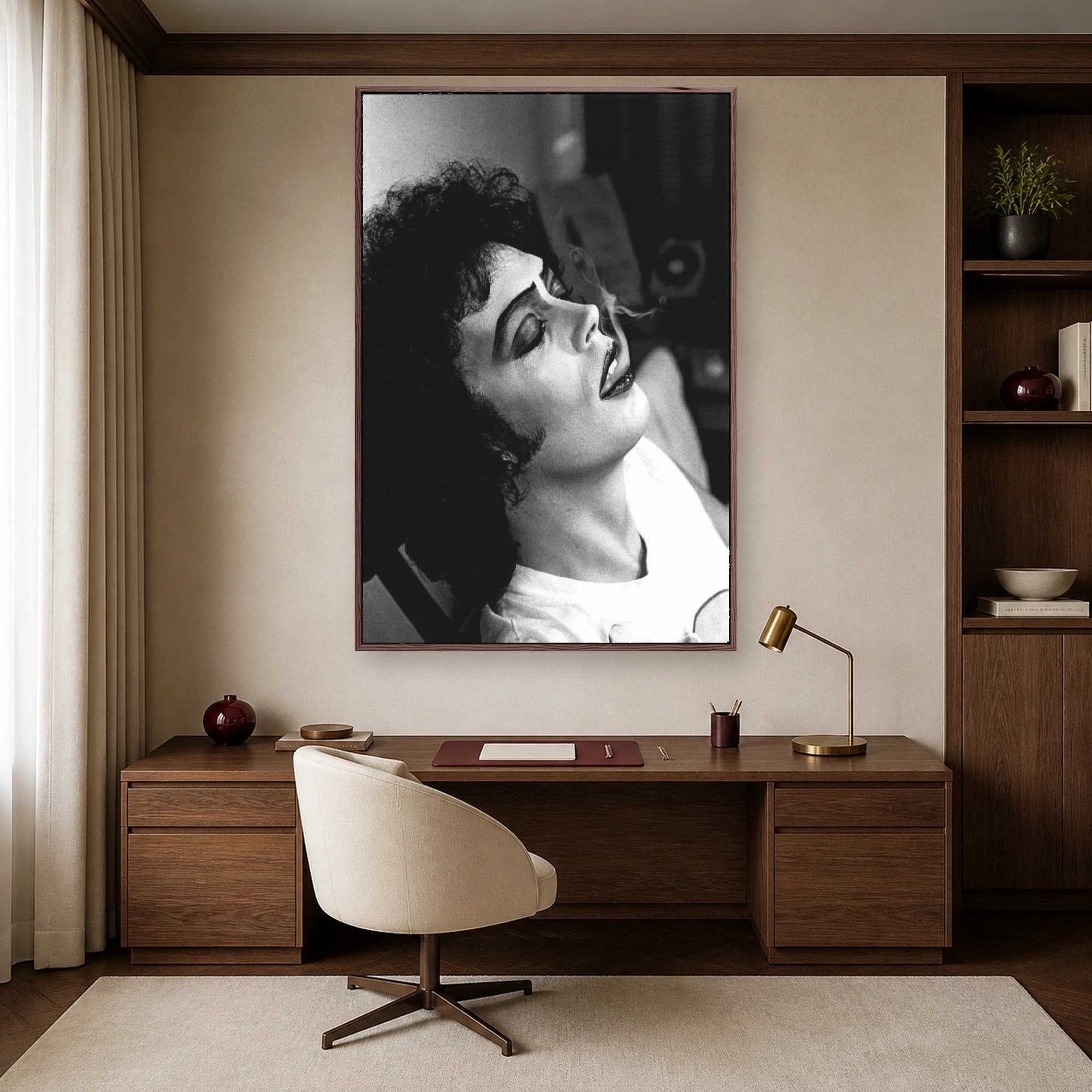 Tim Curry as Frank-N-Furter Cult Classic Portrait Canvas Print, view 6