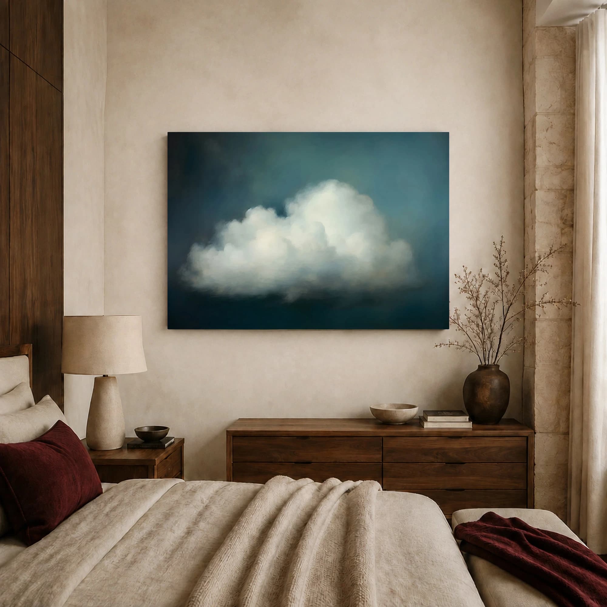 Solitary Cumulus Cloud Fine Art Print, view 8