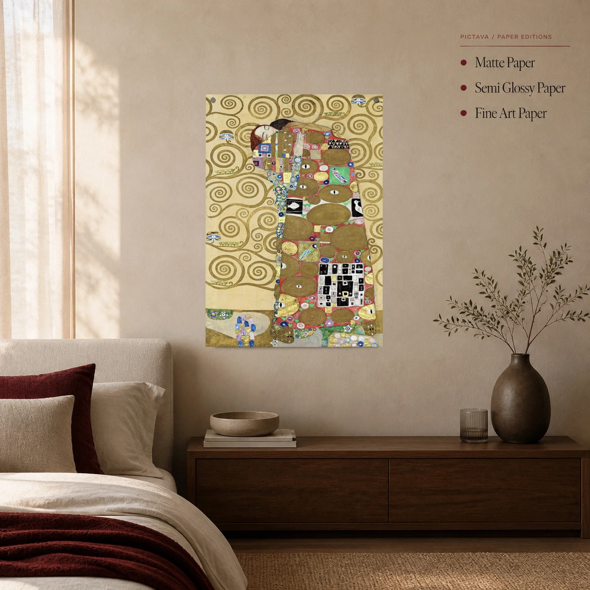 Gustav Klimt Expectation Study Fine Art Print, view 6