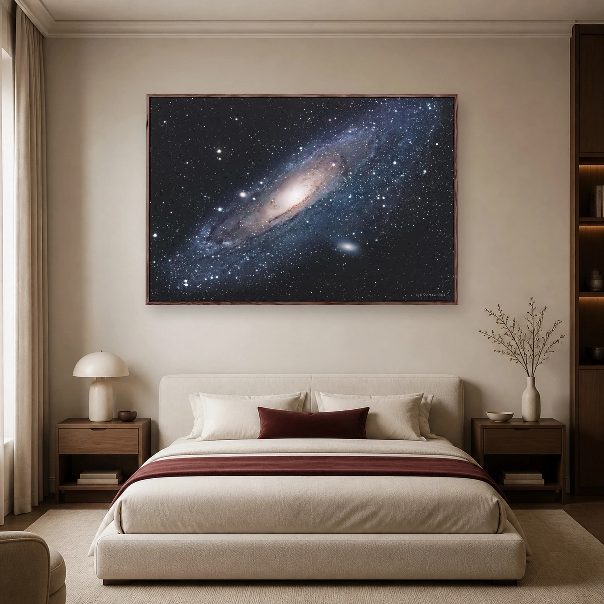 Andromeda Galaxy Deep Space Canvas Print, view 4